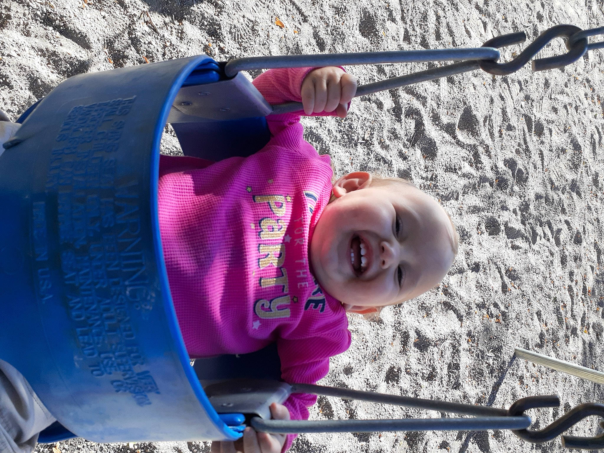 Aspen is registered to the contest to win money with this photo: baby, baby_products, child, fun, leisure, person, pink, play, product, purple, sand, toddler, vacation, vehicle