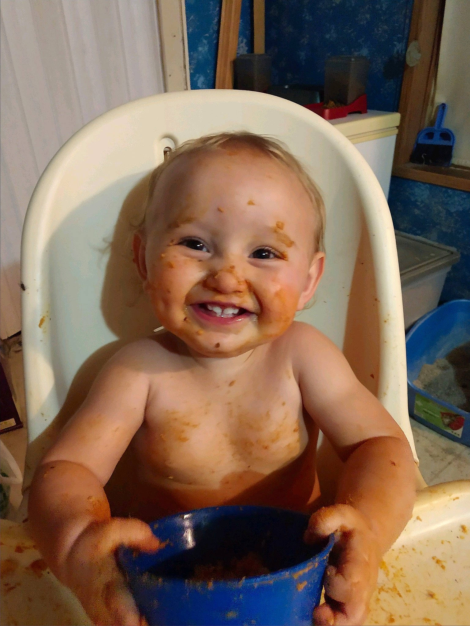 Aspen joined the competition — help win amazing prizes! baby, baby_bathing, bathing, child, facial_expression, joy, person, smile, toddler, washing