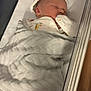 newborn, baby, sleeping, blanket, crib, hat, bed, infant, cute, cozy, rest, soft, child, pajamas, mittens, indoors, peaceful, warm, person, sleep