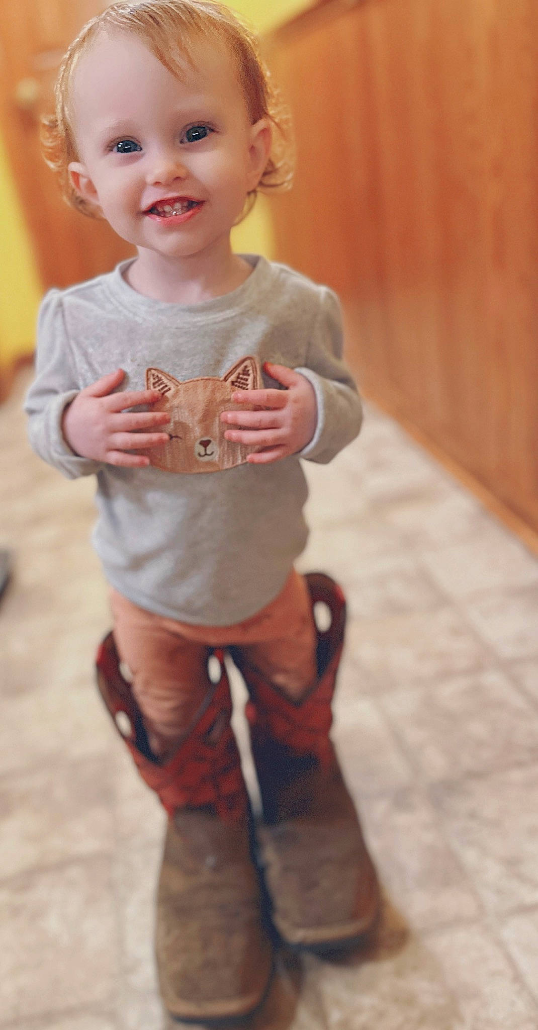 Jemma joined the competition — help win amazing prizes! baby, baby_toddler_clothing, cheek, child, flooring, hand, happy, human_body, human_leg, joy, knee, person, shorts, skin, sleeve, smile, t_shirt, thigh, toddler, toy