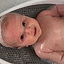 baby, bath, water, bubbles, foam, skin, head, face, eyes, infant, child, cute, wet, tub, relaxing, soapy, sitting, small, happy, person