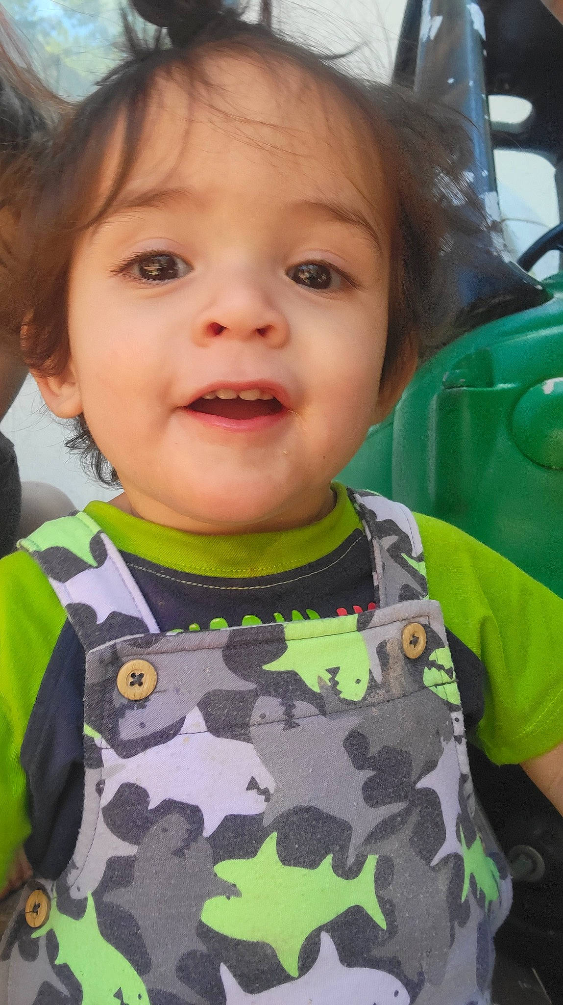 Kevin Jr is registered to the contest to win money with this photo: baby, baby_toddler_clothing, cheek, child, chin, cool, ear, eye, eyelash, hairstyle, happy, head, iris, lip, neck, nose, person, product, skin, sleeve