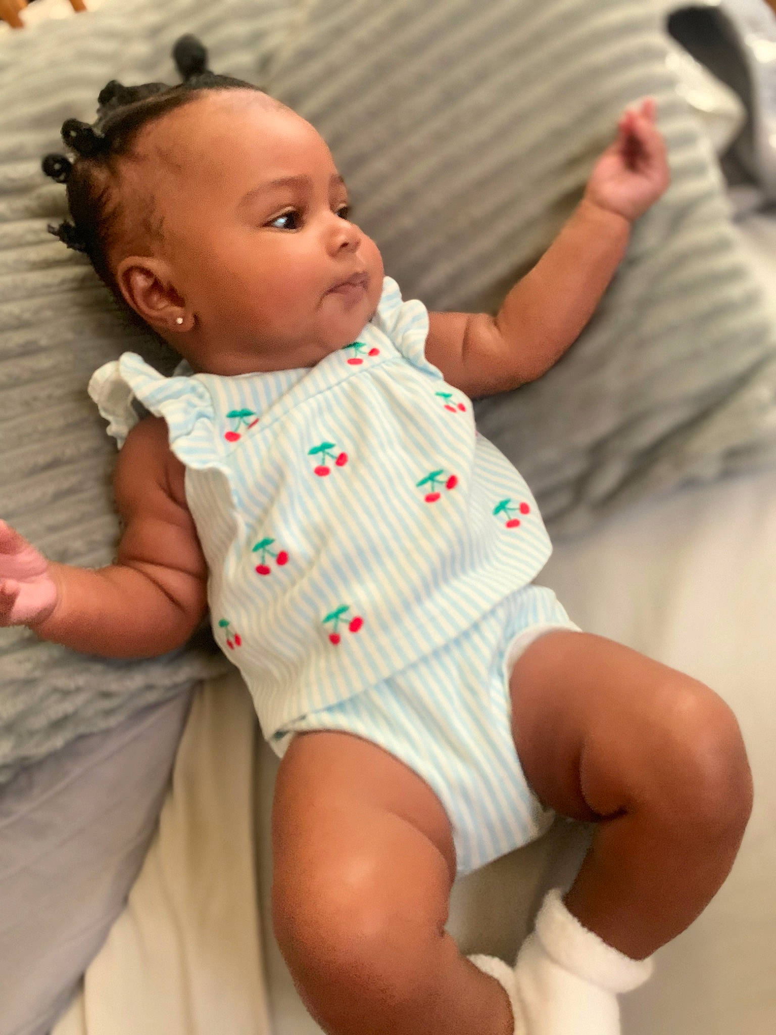 Caelia joined the competition — help win amazing prizes! baby_toddler_clothing, cheek, comfort, eye, face, finger, hand, head, joint, leg, lip, mouth, muscle, neck, nose, person, pink, skin, sleeve, stomach