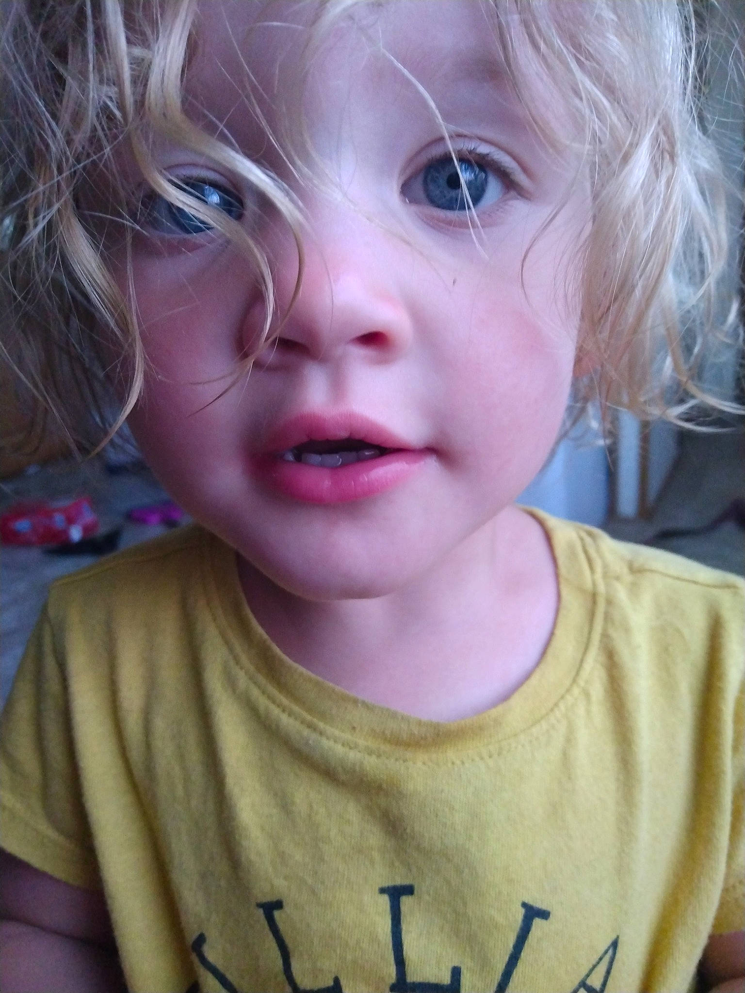 Lexie is registered to the contest to win money with this photo: cheek, chin, cool, ear, eye, eyebrow, eyelash, forehead, human_body, iris, jaw, lip, mouth, nose, organ, person, pink, skin, sleeve, t_shirt