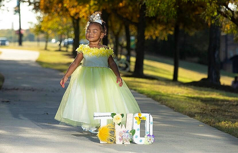 Denver joined the competition — help win amazing prizes! bridal_party_dress, crown, cut_flowers, day_dress, dress, embellishment, gown, hair_accessory, headpiece, joy, lavender, one_piece_garment, park, person, petal, photo_shoot, portrait_photography, quinceanera, spring, street_fashion