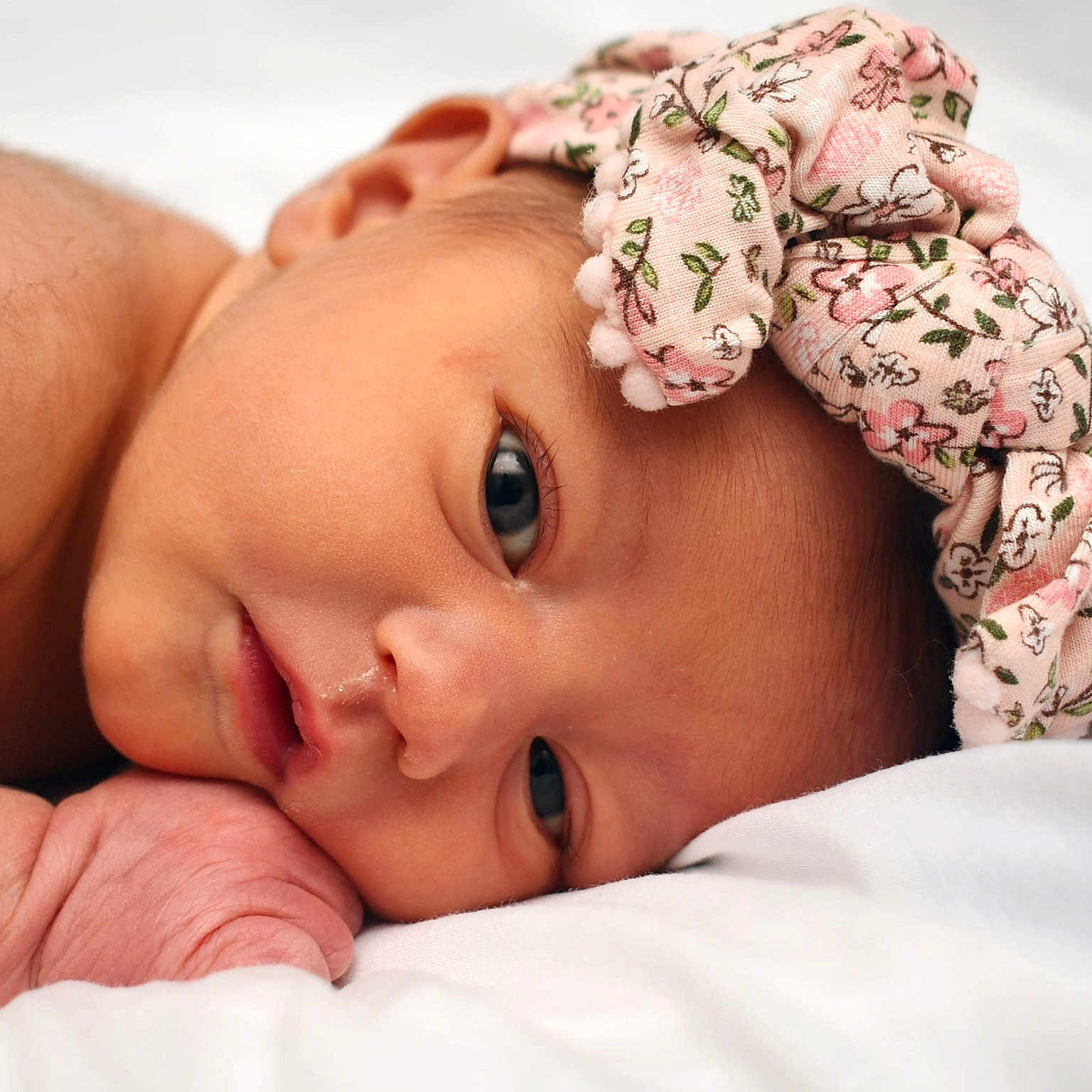 Vivian joined the competition — help win amazing prizes! architecture, baby, blanket, bodypart, bonnet, cap, clothing, face, finger, glove, hand, happy, hat, head, newborn, person, photography, portrait, sleeping, smile