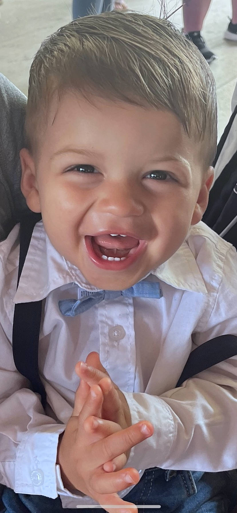 Cameron joined the competition — help win amazing prizes! baby, cheek, child, ear, eye, eyelash, finger, fun, gesture, happy, jaw, lip, mouth, nose, person, skin, smile, thumb, toddler, tooth