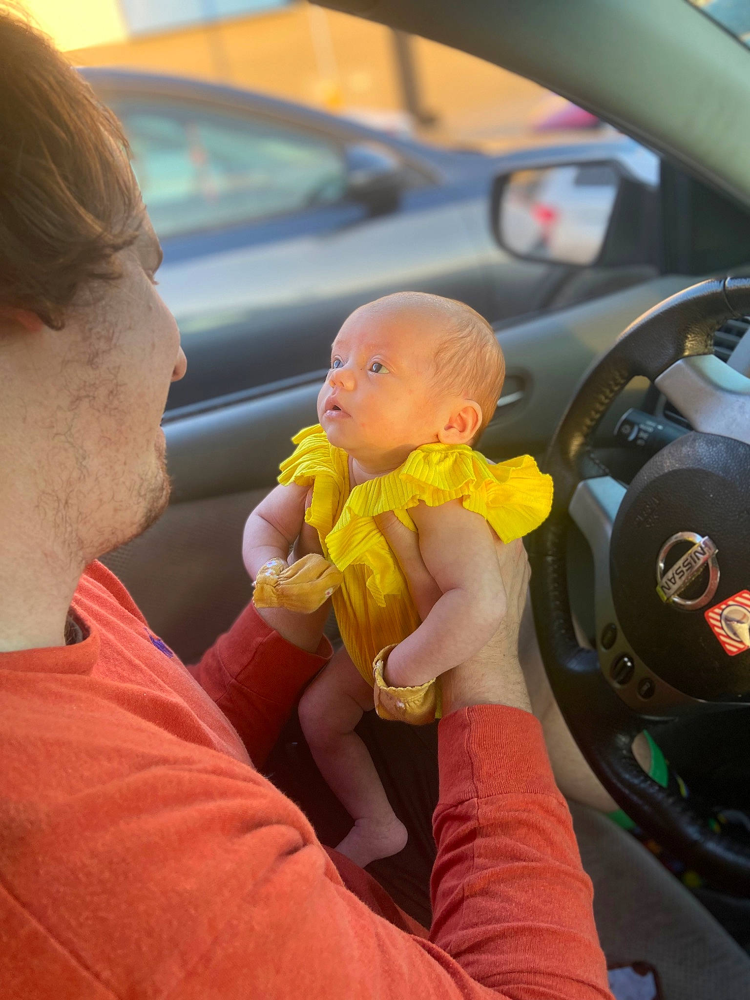 Aphora joined the competition — help win amazing prizes! auto_part, automotive_design, automotive_exterior, automotive_lighting, automotive_mirror, automotive_wheel_system, baby, car, car_seat, fun, gesture, hand, motor_vehicle, orange, person, personal_luxury_car, steering_wheel, toddler, vehicle, vehicle_door