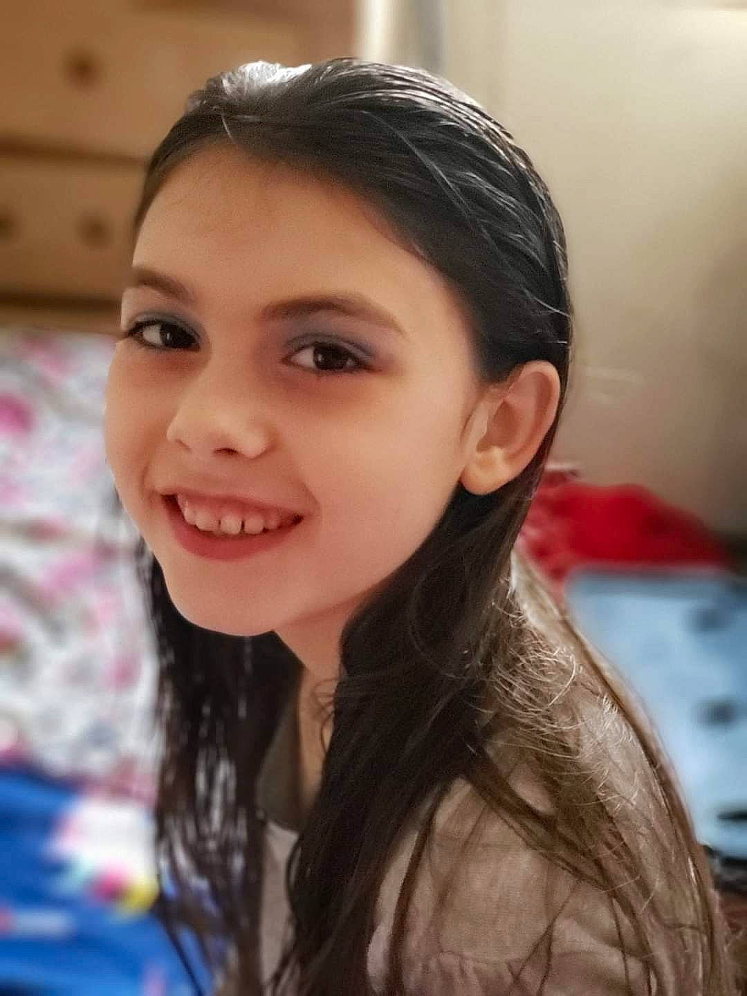 Faith joined the competition — help win amazing prizes! black_hair, brown_hair, cheek, chin, eyebrow, eyelash, flash_photography, forehead, fun, happy, iris, jaw, joy, layered_hair, lip, long_hair, neck, nose, person, skin