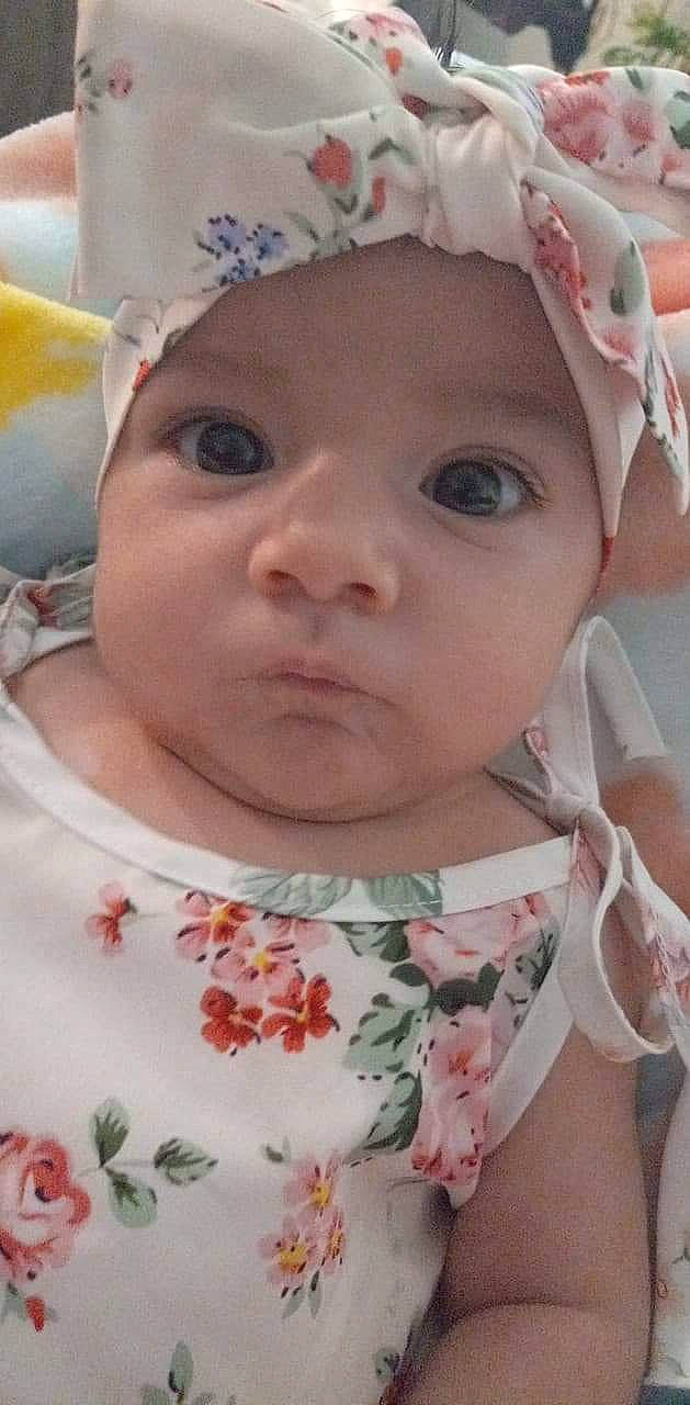 Izadora joined the competition — help win amazing prizes! baby, cap, cheek, chin, eye, eyebrow, eyelash, face, hat, head, headwear, iris, lip, mouth, nose, organ, person, pink, skin, sleeve