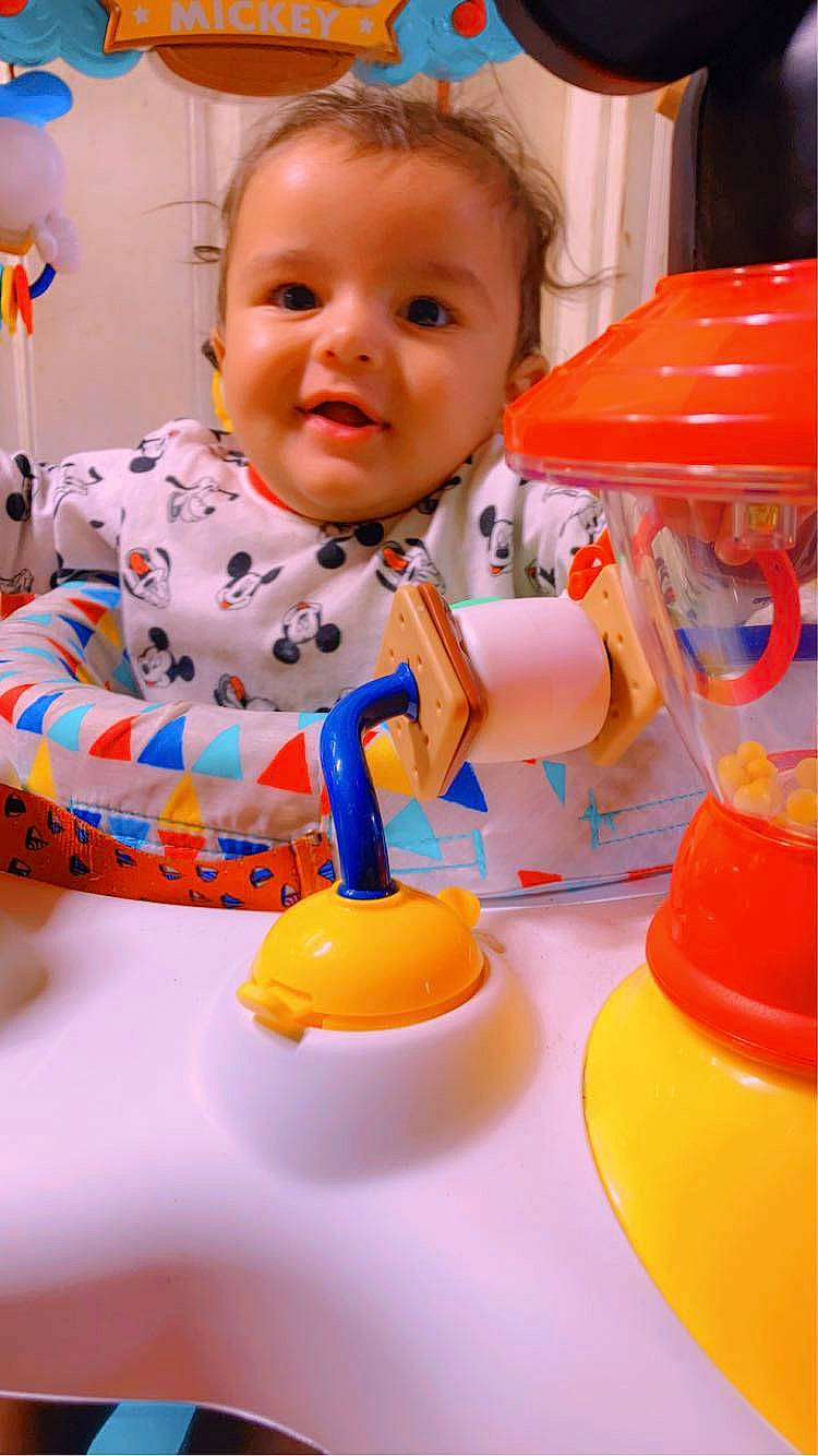 Douglas joined the competition — help win amazing prizes! baby, baby_playing_with_toys, baby_toddler_clothing, baby_toys, balloon, child, drinkware, event, fun, happy, leisure, orange, party, party_supply, person, plastic, play, smile, sweetness, toddler