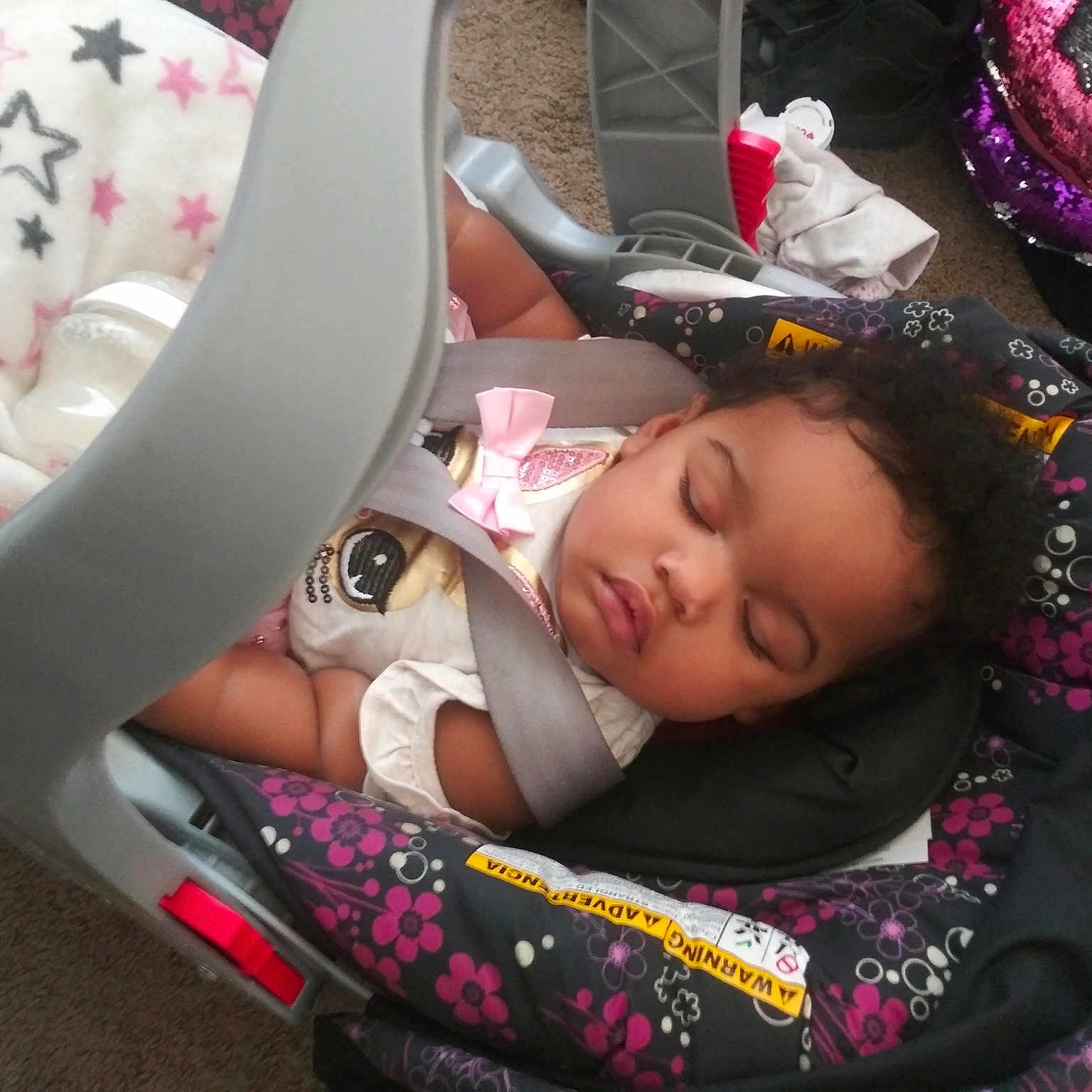 Royelle is registered to the contest to win money with this photo: baby, baby_carriage, baby_products, child, hair_accessory, person, pink, product, toddler