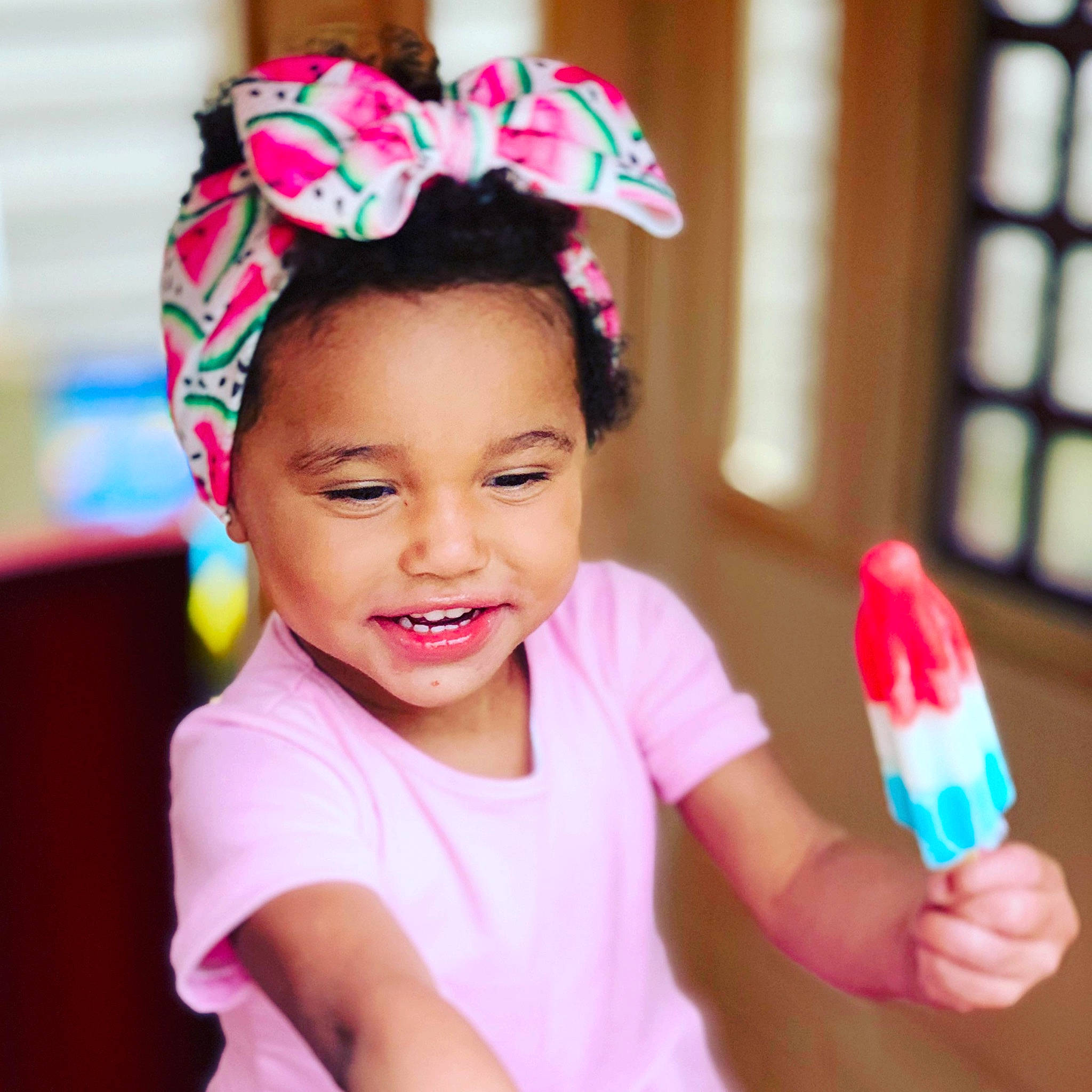 Lina joined the competition — help win amazing prizes! birthday, child, child_model, ear, fashion_accessory, finger, hair_accessory, happy, headband, headgear, headpiece, lip, party_hat, person, pink, smile, toddler