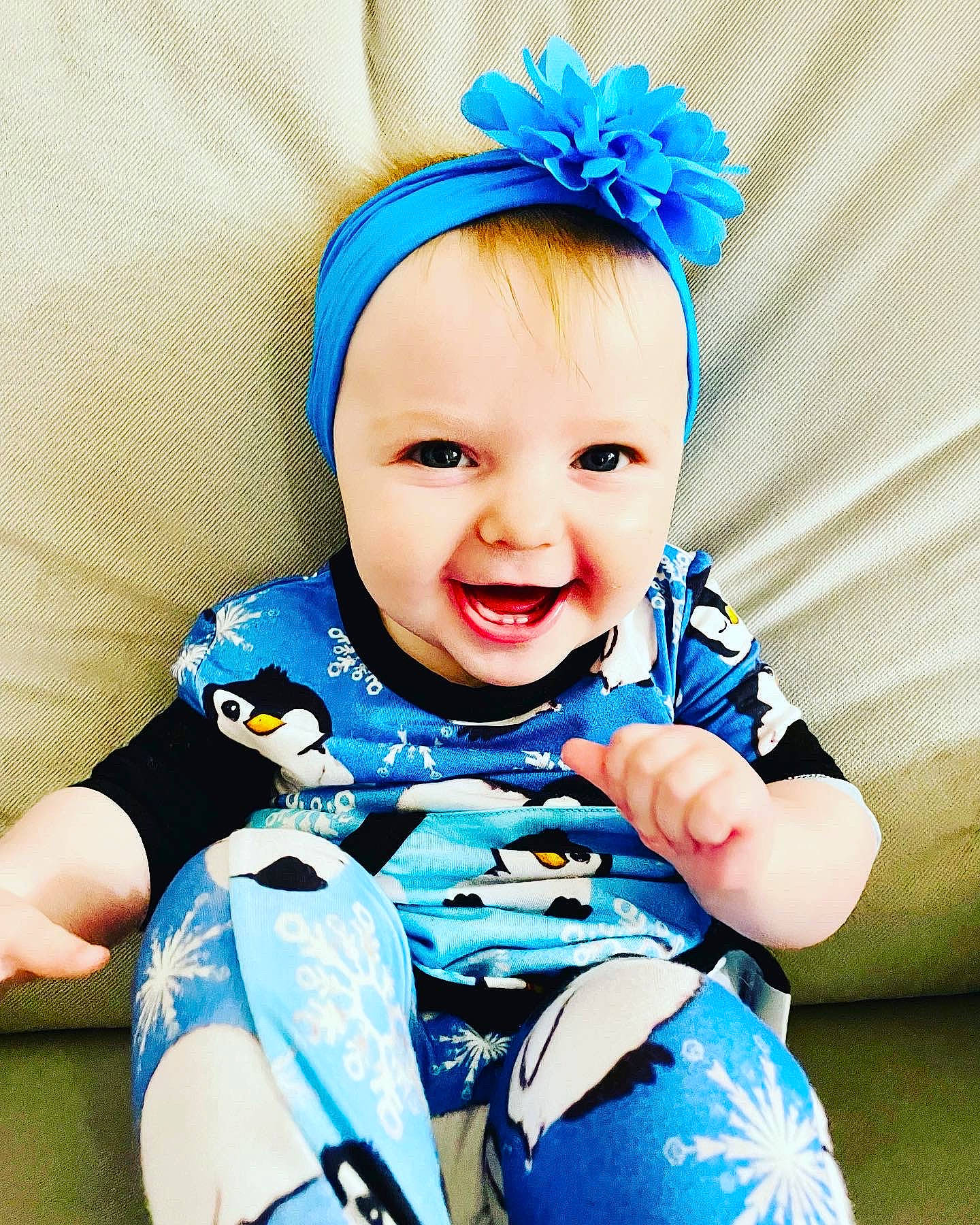 Aimee is registered to the contest to win money with this photo: azure, baby, baby_toddler_clothing, blue, child, cool, costume_hat, electric_blue, eye, flash_photography, happy, head, headband, headgear, headpiece, pattern, person, sleeve, smile, toddler