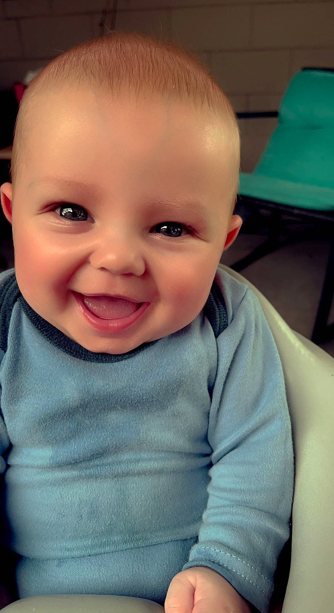 Kaden joined the competition — help win amazing prizes! baby, baby_toddler_clothing, cheek, child, chin, ear, eyelash, forehead, happy, iris, jaw, joy, lip, mouth, nose, person, skin, sleeve, smile, t_shirt