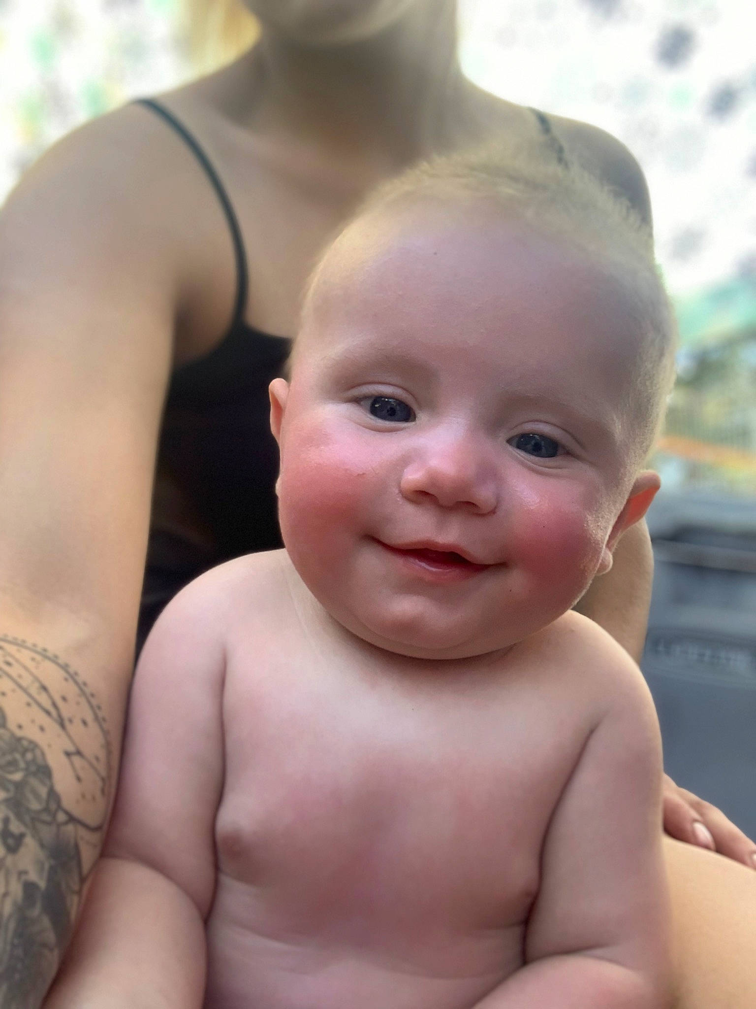 Everest joined the competition — help win amazing prizes! baby, barechested, cheek, chest, eye, eyelash, gesture, hand, happy, human_body, joint, joy, lip, muscle, neck, nose, person, skin, smile, stomach
