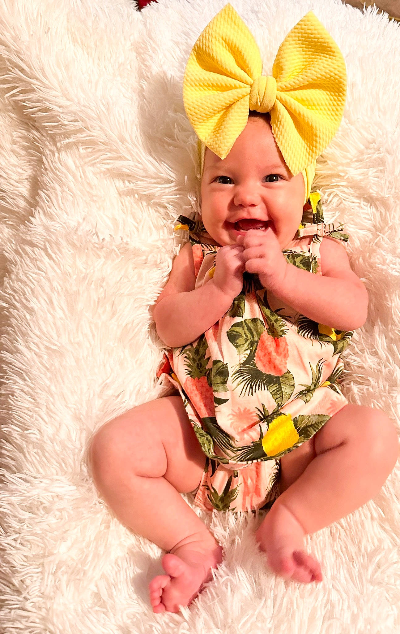 Lacie joined the competition — help win amazing prizes! baby, baby_toddler_clothing, child, costume_hat, dress, event, eye, fashion_accessory, fun, happy, headpiece, human, human_body, peach, person, pink, skin, smile, textile, thumb
