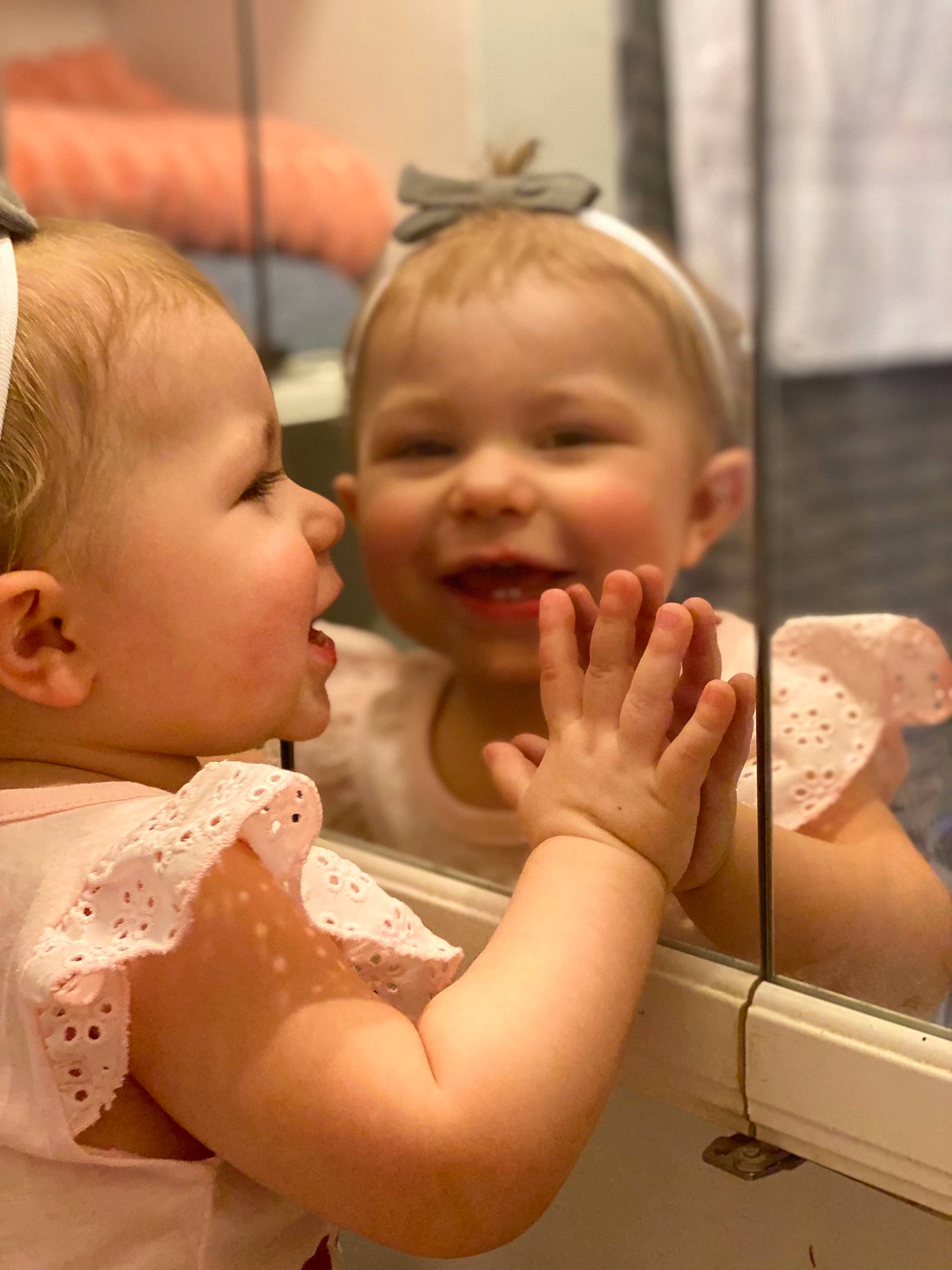 Lexington joined the competition — help win amazing prizes! baby, baby_toddler_clothing, chair, cheek, chin, dress, facial_expression, finger, fun, gesture, happy, iris, lip, mouth, nose, person, shoulder, skin, smile, standing