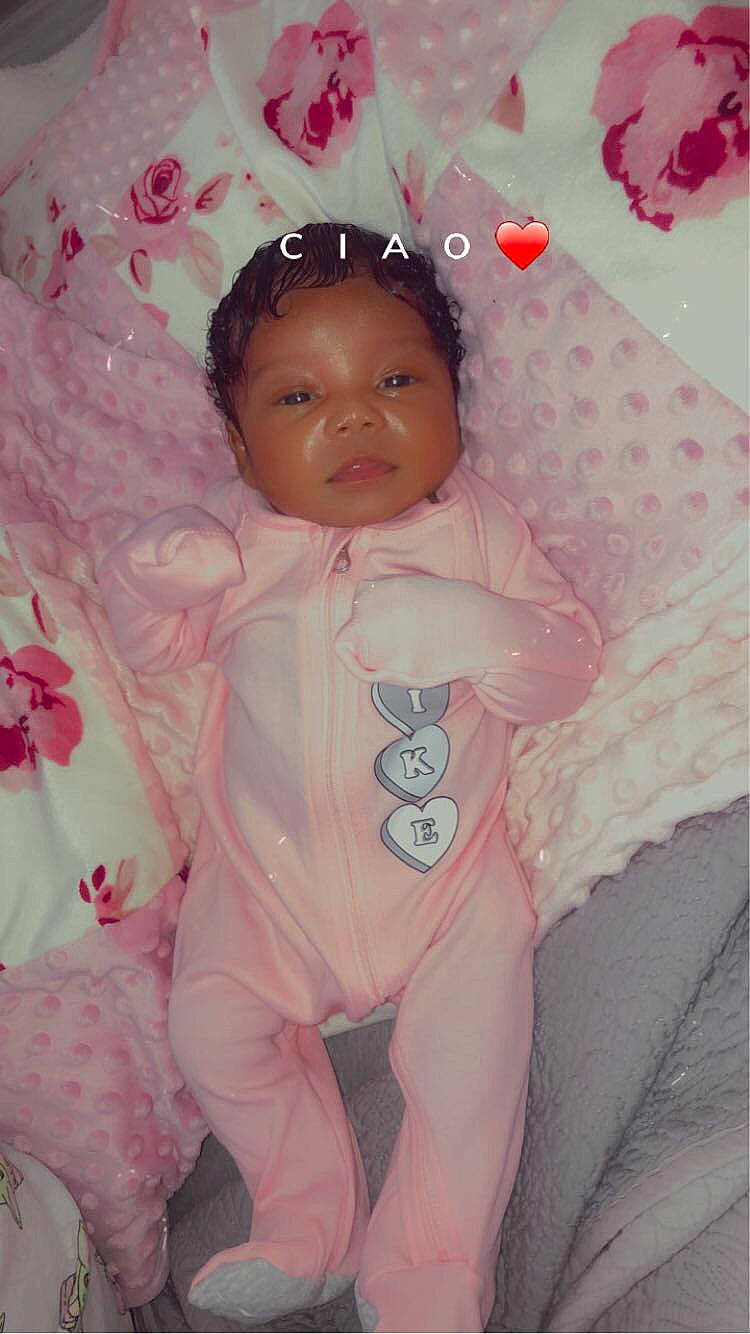 Kahlani joined the competition — help win amazing prizes! baby, baby_products, baby_safety, baby_sleeping, baby_toddler_clothing, cheek, child, comfort, eyebrow, happy, linens, lip, magenta, pattern, person, petal, pink, skin, sleeve, textile