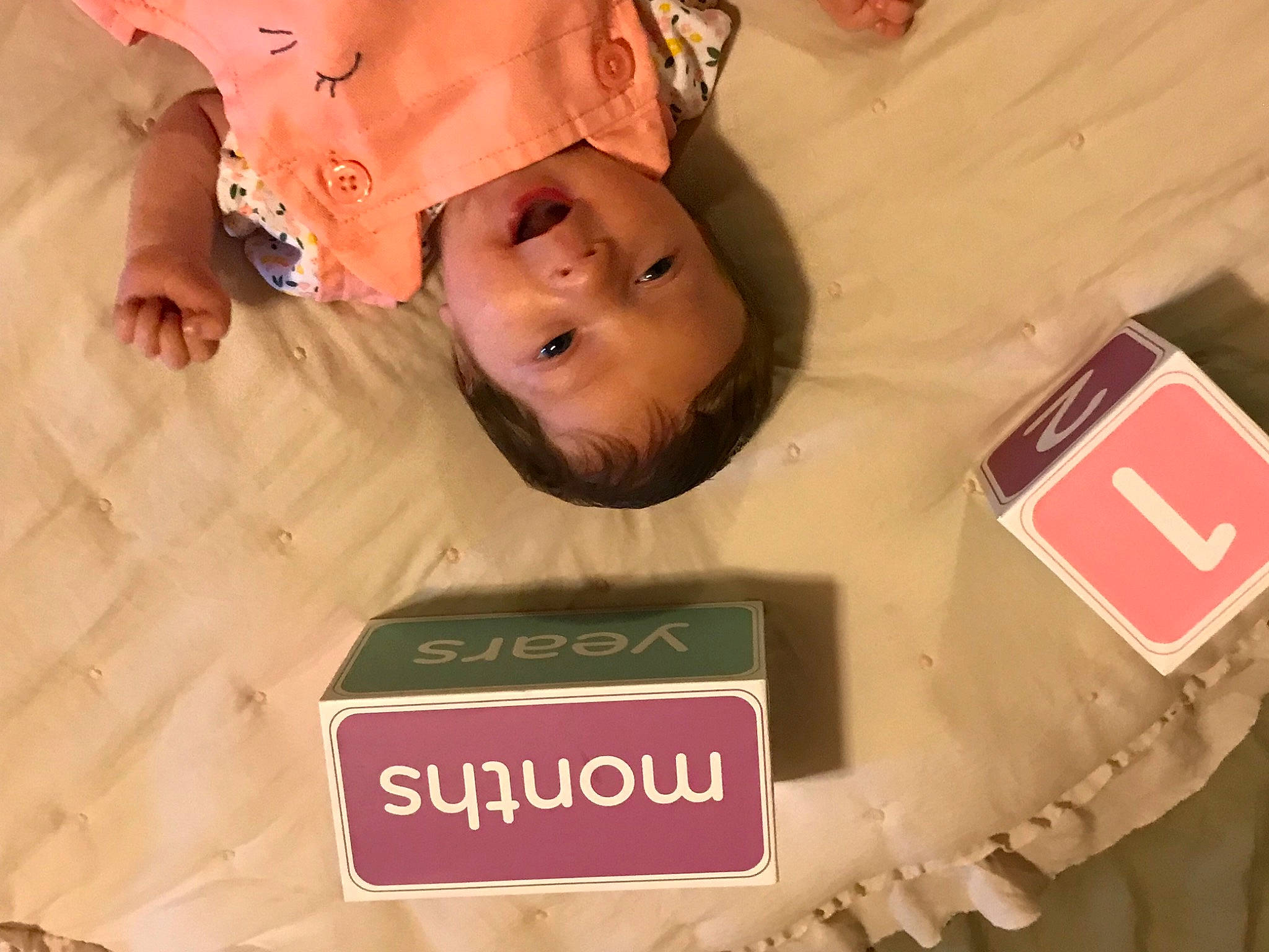 Peyton joined the competition — help win amazing prizes! baby, baby_products, baby_safety, baby_toddler_clothing, box, cardboard, carton, cheek, child, face, fun, happy, logo, packaging_and_labeling, packing_materials, person, room, shipping_box, smile, t_shirt