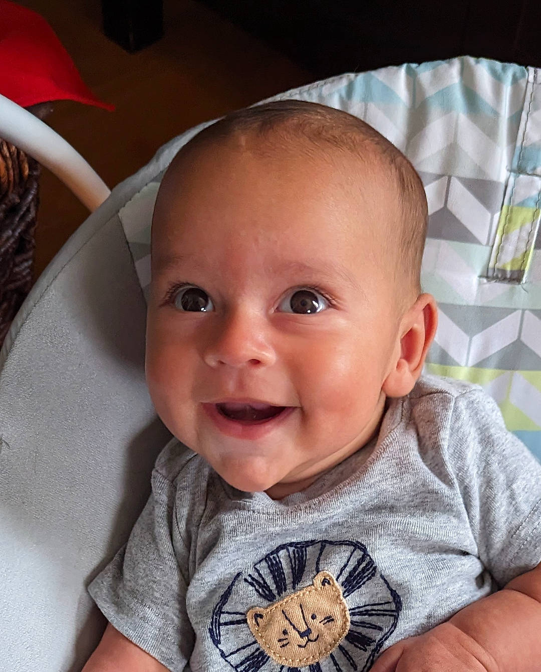 Liam joined the competition — help win amazing prizes! baby, baby_toddler_clothing, cheek, child, chin, cool, ear, eye, eyelash, happy, head, houseplant, iris, joy, mouth, nose, person, skin, sleeve, smile