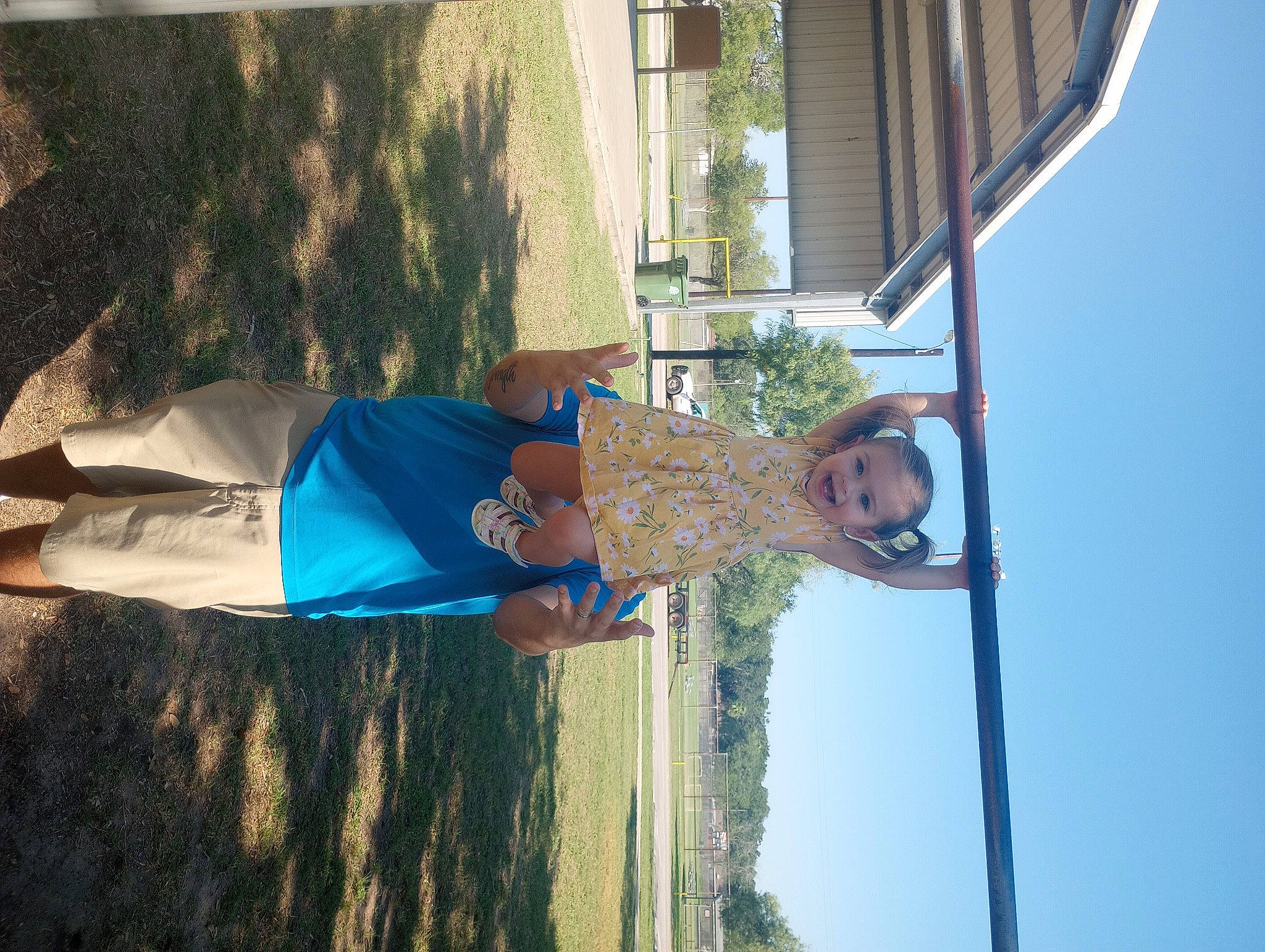 Alaina joined the competition — help win amazing prizes! azure, basketball, daytime, elbow, electric_blue, fun, hat, joy, leisure, line, people_in_nature, person, plant, shorts, sky, smile, summer, t_shirt, tints_and_shades, tree