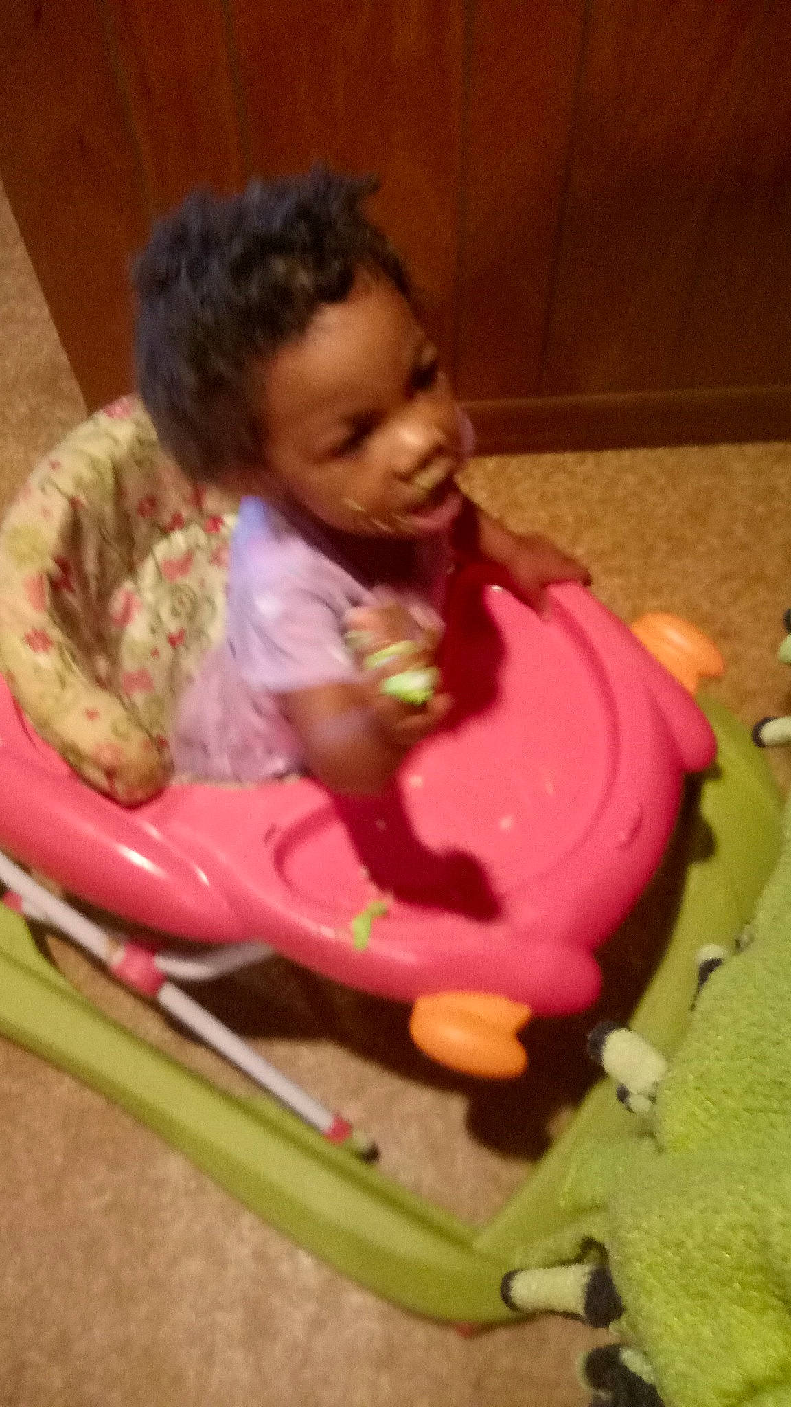 Madelynn joined the competition — help win amazing prizes! baby, baby_products, baby_toddler_clothing, baby_toys, bathing, cheek, child, comfort, finger, fun, happy, head, leisure, mouth, person, pink, product, sharing, sitting, smile