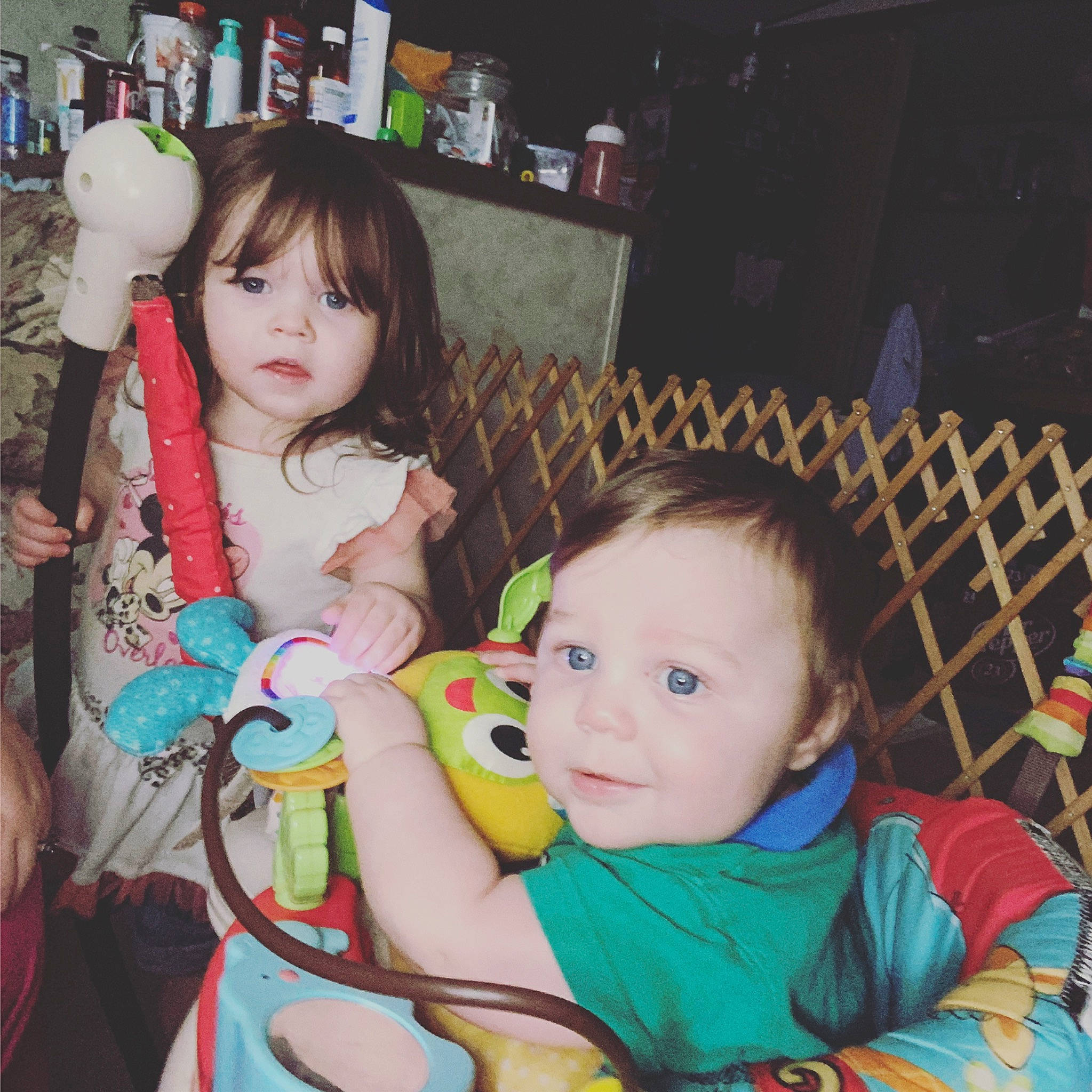 Douglas joined the competition — help win amazing prizes! baby, baby_products, baby_toys, cheek, child, eye, iris, person, play, product, room, sibling, skin, smile, toddler, toy