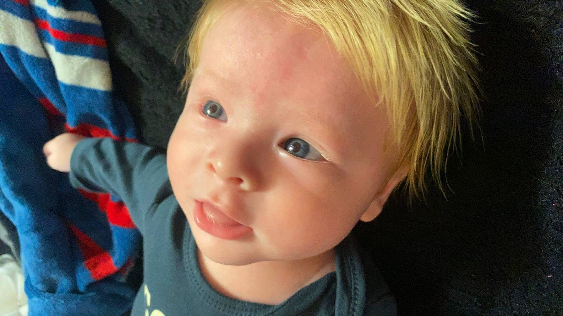 Emilio joined the competition — help win amazing prizes! baby, baby_toddler_clothing, cheek, close_up, ear, eye, eyebrow, eyelash, flash_photography, forehead, fun, happy, iris, jaw, lip, nose, person, skin, smile, toddler