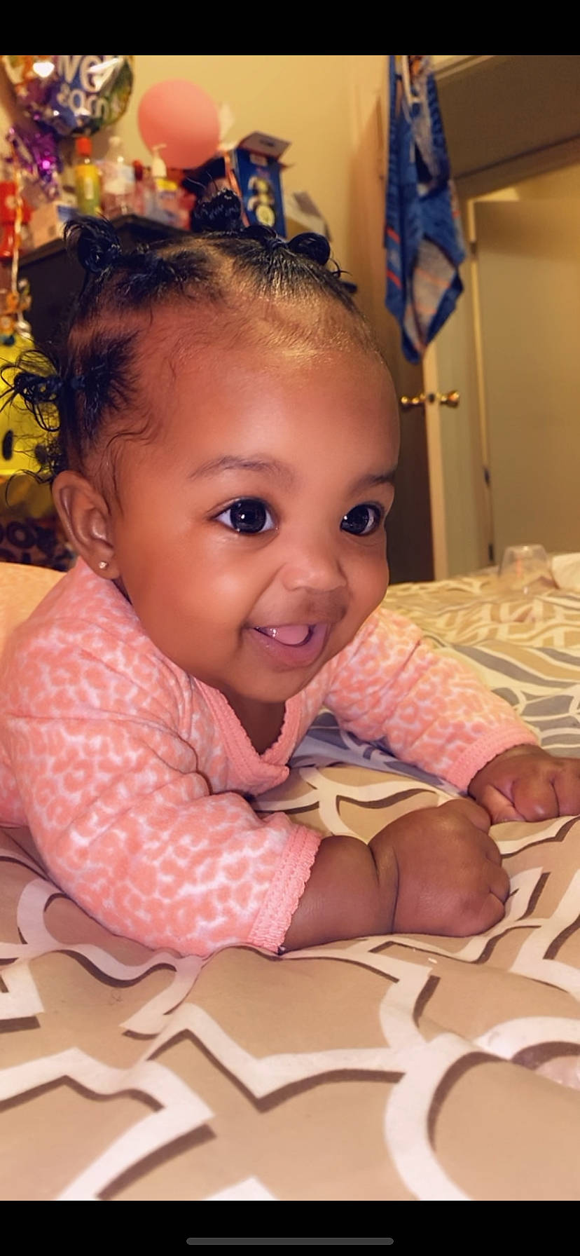 Anyla joined the competition — help win amazing prizes! baby, beauty, cheek, child, ear, eye, eyebrow, face, forehead, hair, hair_accessory, hairstyle, head, headband, joy, lip, mouth, nose, person, pink