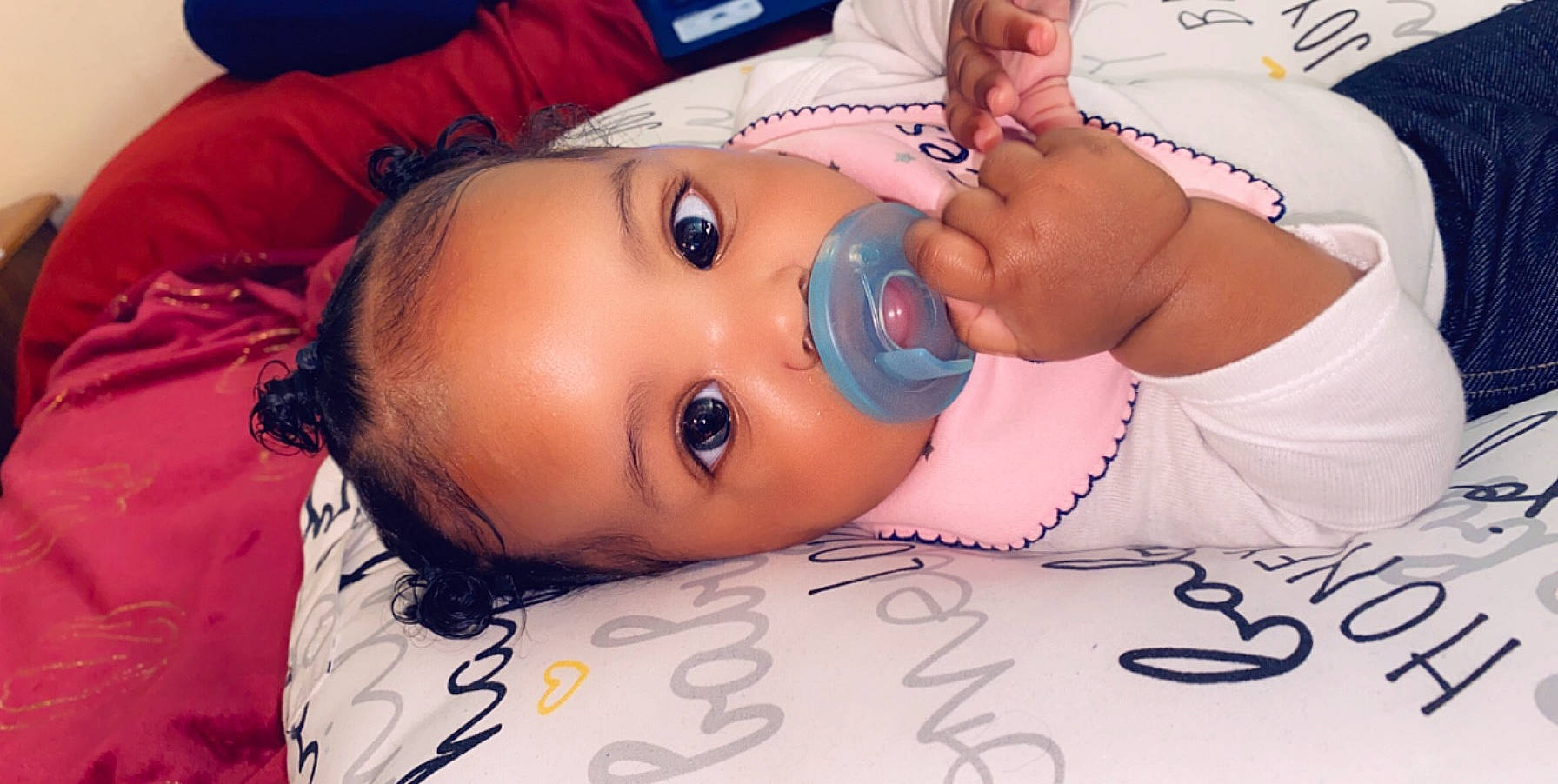 Anyla joined the competition — help win amazing prizes! baby, cheek, child, ear, eye, eyebrow, eyelash, face, forehead, head, lip, mouth, nose, person, skin, toddler