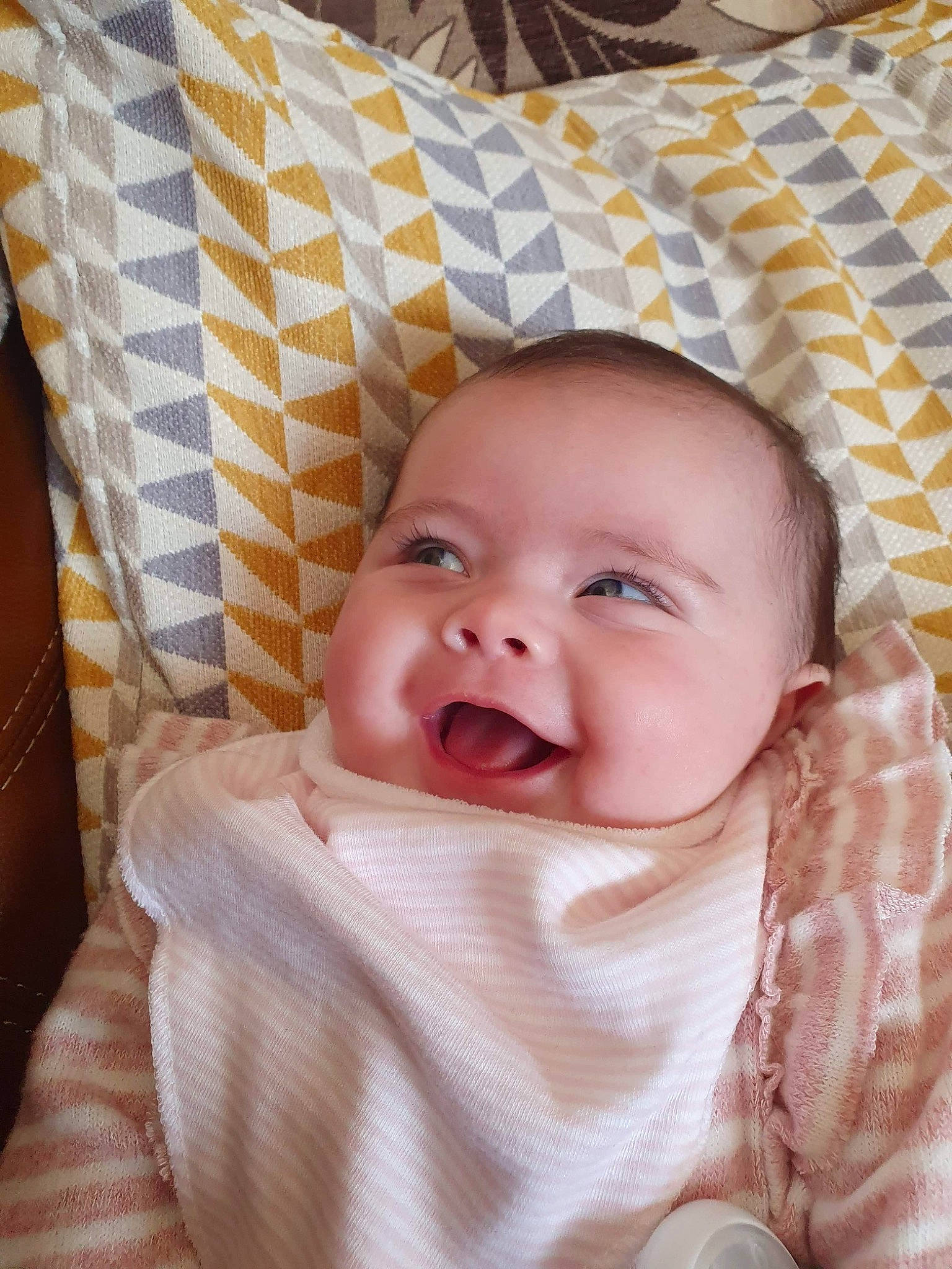Harriet joined the competition — help win amazing prizes! baby, cheek, child, face, facial_expression, head, lip, mouth, nose, person, skin, smile, textile, toddler