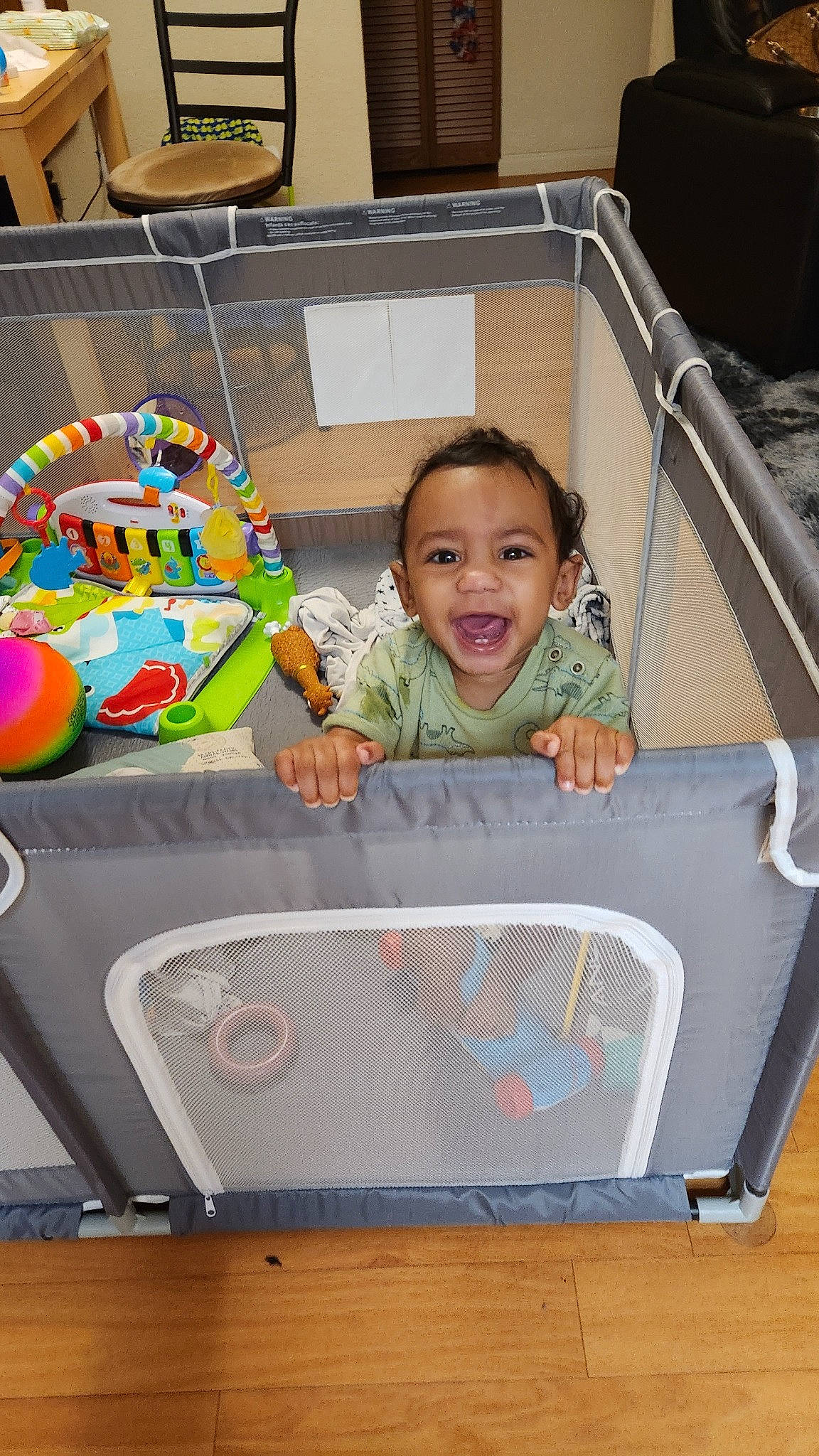 Jayden is registered to the contest to win money with this photo: audio_equipment, automotive_exterior, baby_products, baby_toddler_clothing, baby_toys, child, comfort, fun, hair, home_appliance, infant_bed, leisure, motor_vehicle, person, play, product, smile, toddler, toy, trunk