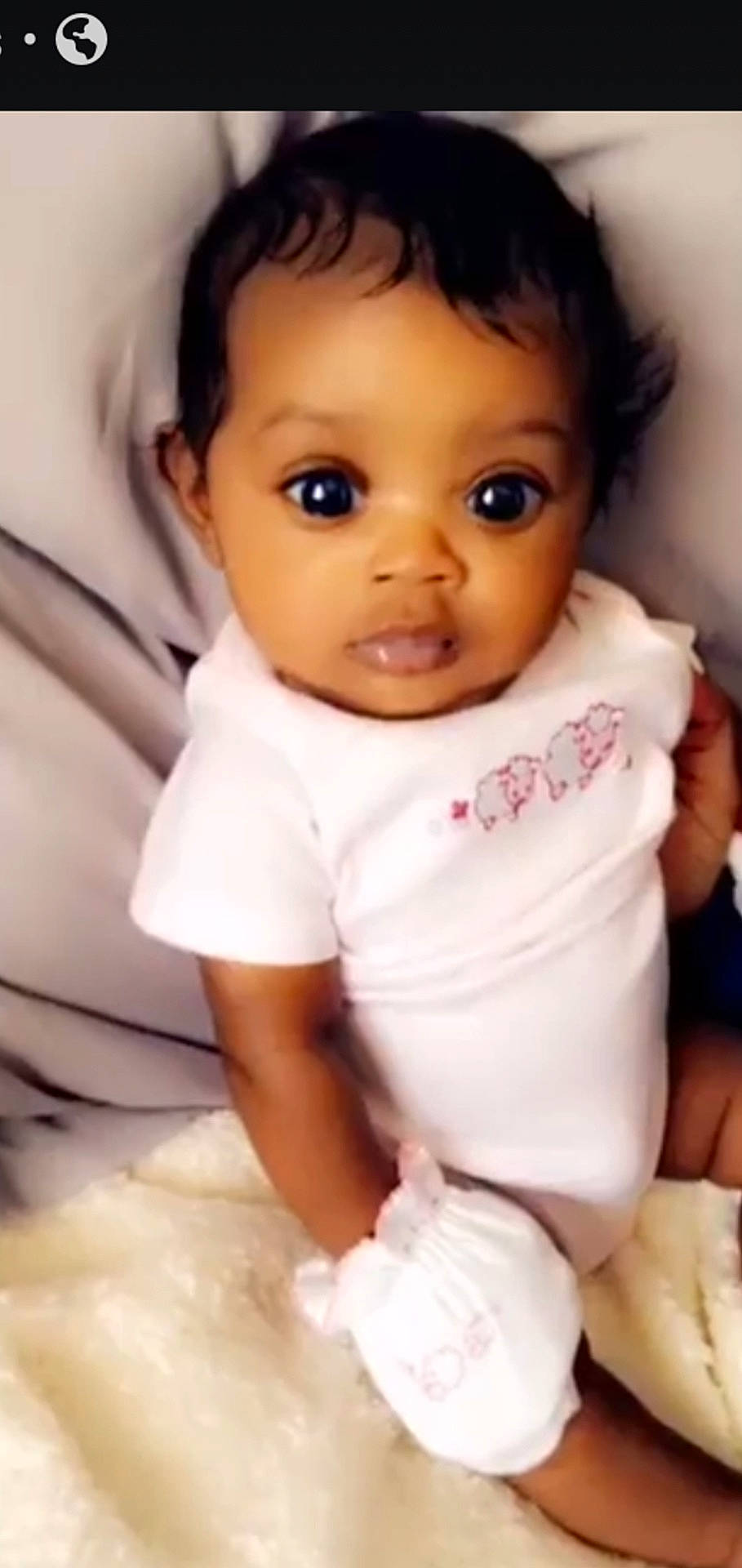 A'Nylah is registered to the contest to win money with this photo: baby, babylaughing, crawling, diaper, face, happy, head, person, smile