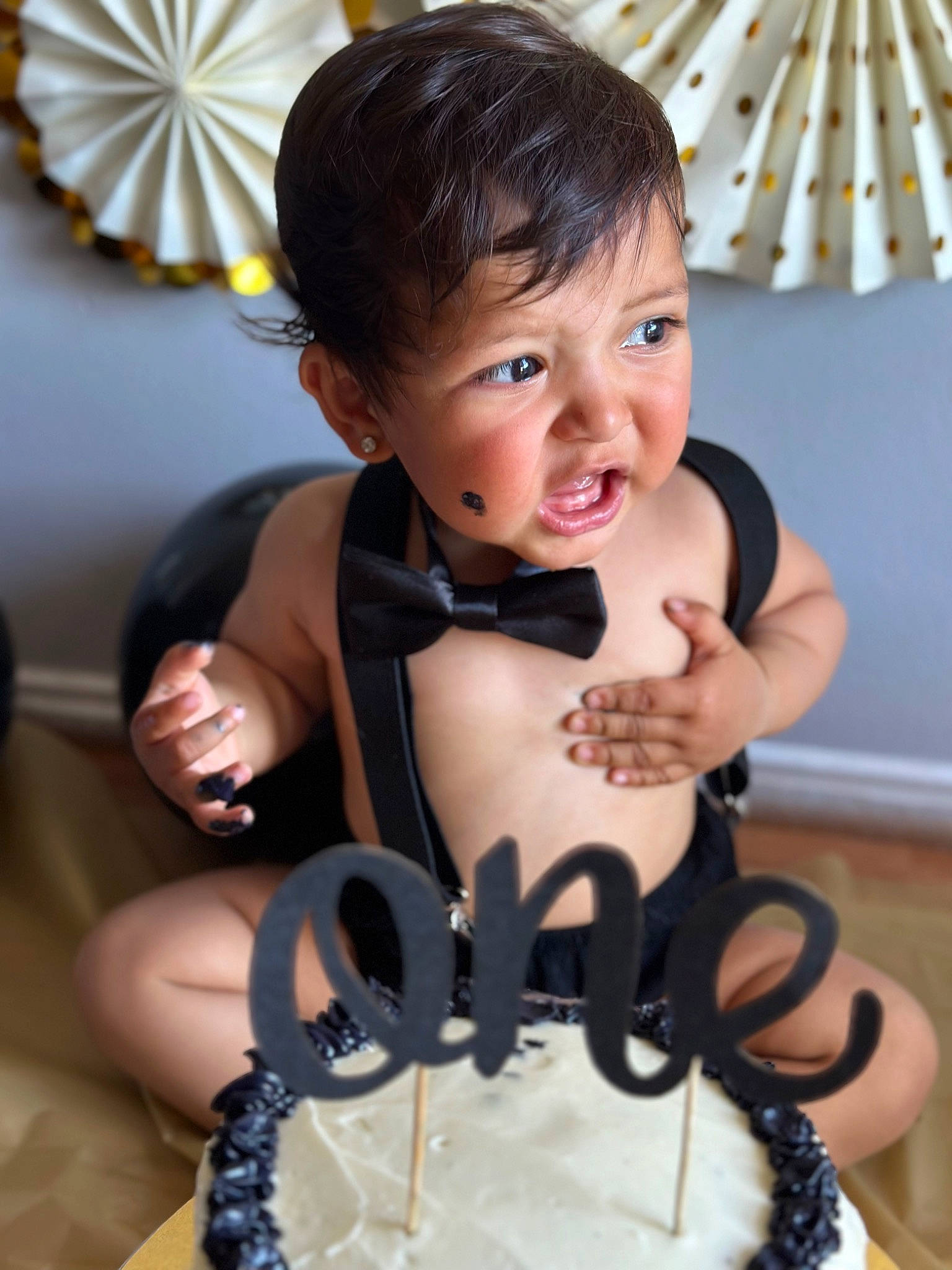 Noah joined the competition — help win amazing prizes! arm, blue, cake_decorating, chest, child, dessert, fashion_accessory, finger, fun, happy, jewellery, mechanical_fan, person, sitting, skin, sorrow, sugar_cake, sweetness, thumb, toddler