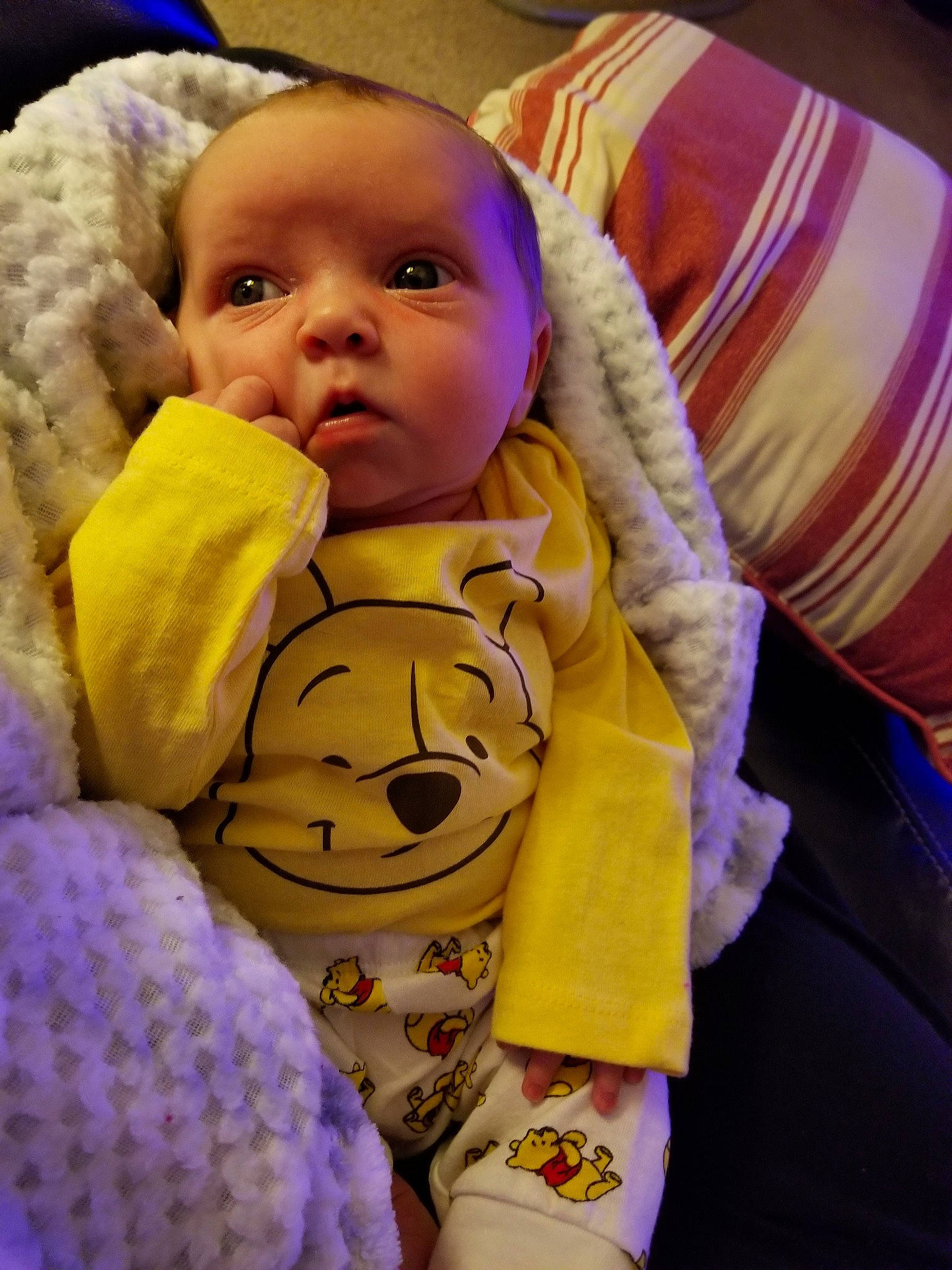 Payton joined the competition — help win amazing prizes! child, eye, fun, girl, happiness, human, infant, iris, organ, person, product, purple, skin, smile, textile, toddler, yellow