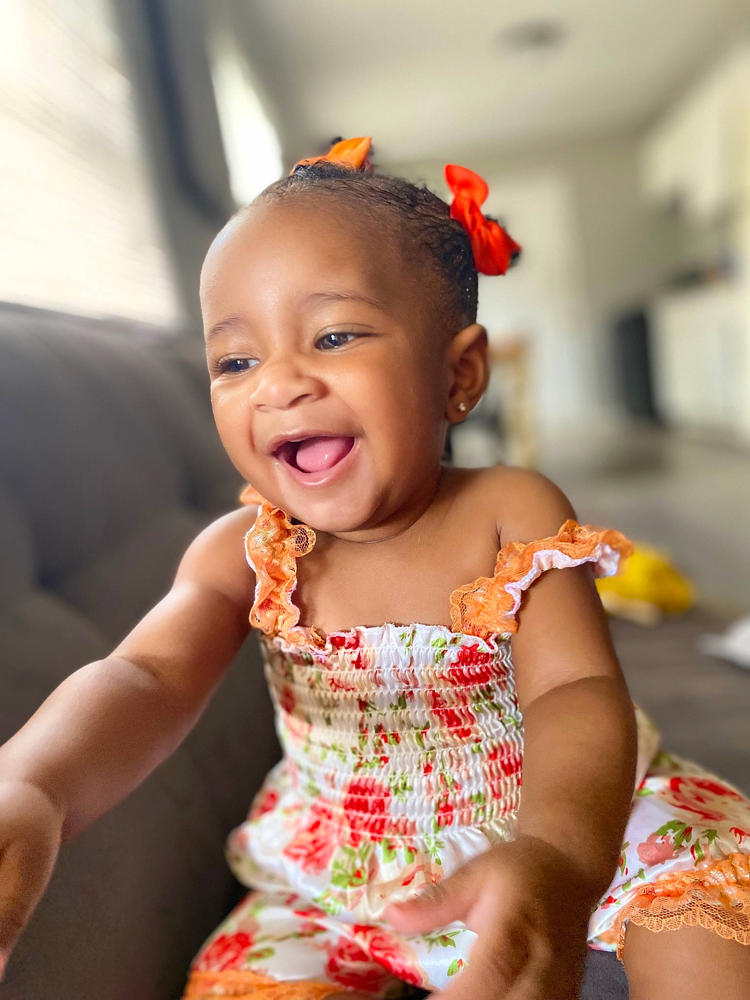 Auvriona joined the competition — help win amazing prizes! baby, baby_toddler_clothing, child, chin, dress, event, eye, fashion_accessory, flash_photography, fun, hair_accessory, happy, person, portrait_photography, sitting, skin, smile, sweetness, toddler, tradition