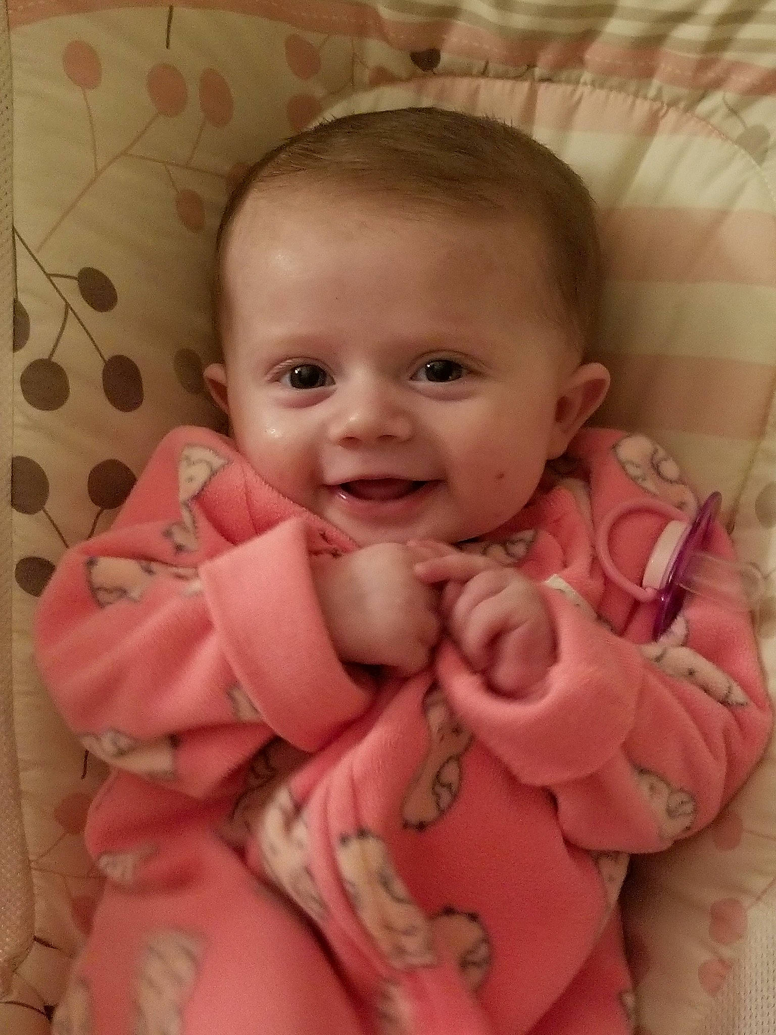 Viviana joined the competition — help win amazing prizes! baby, cheek, child, chin, eye, face, facial_expression, head, iris, joy, lip, mouth, nose, person, pink, skin, smile, toddler