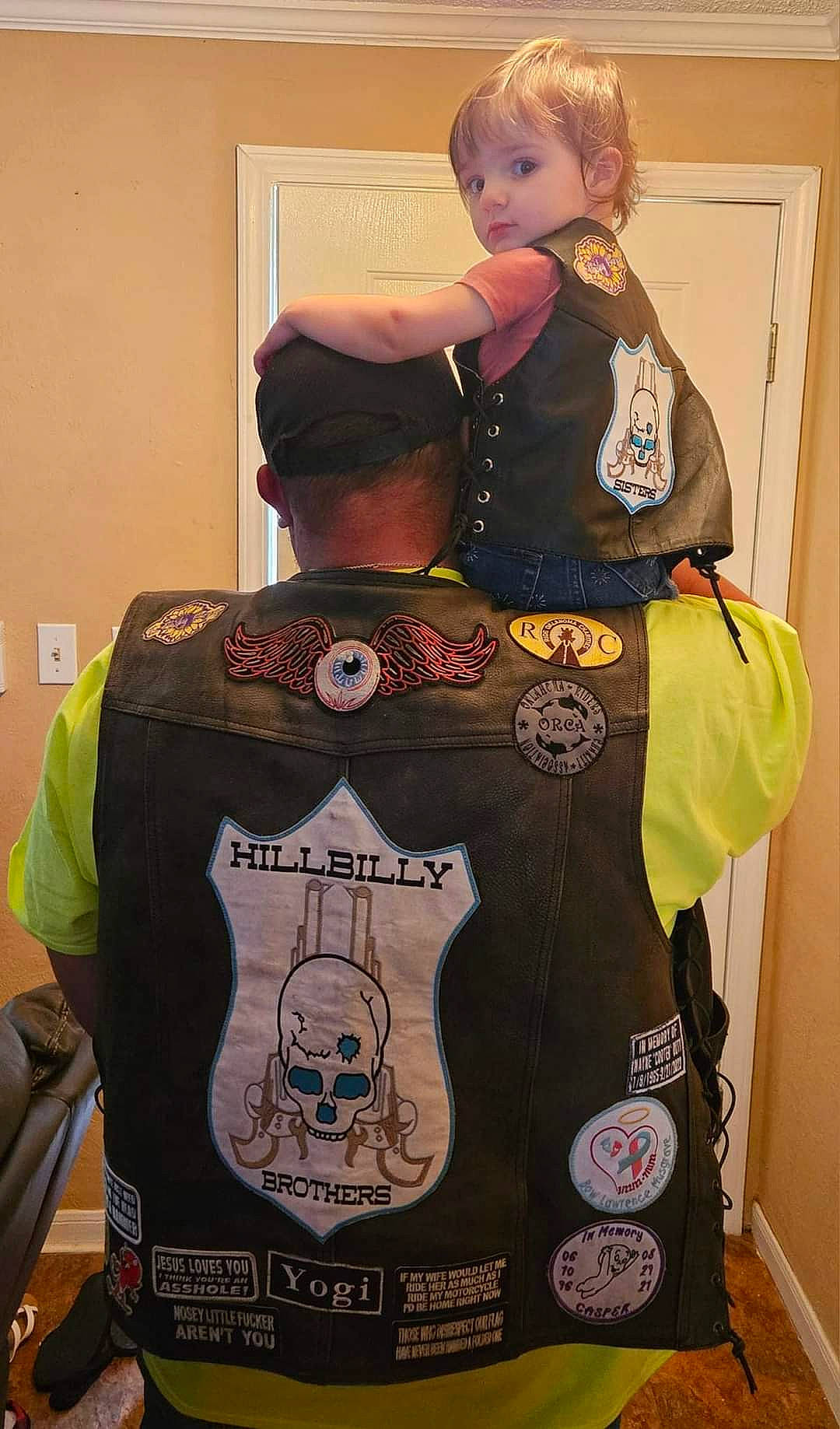 Chloe is registered to the contest to win money with this photo: art, costume, event, fashion, fashion_accessory, fashion_design, font, hairstyle, logo, pattern, person, personal_protective_equipment, room, sleeve, sportswear, t_shirt, textile, toddler, top, uniform