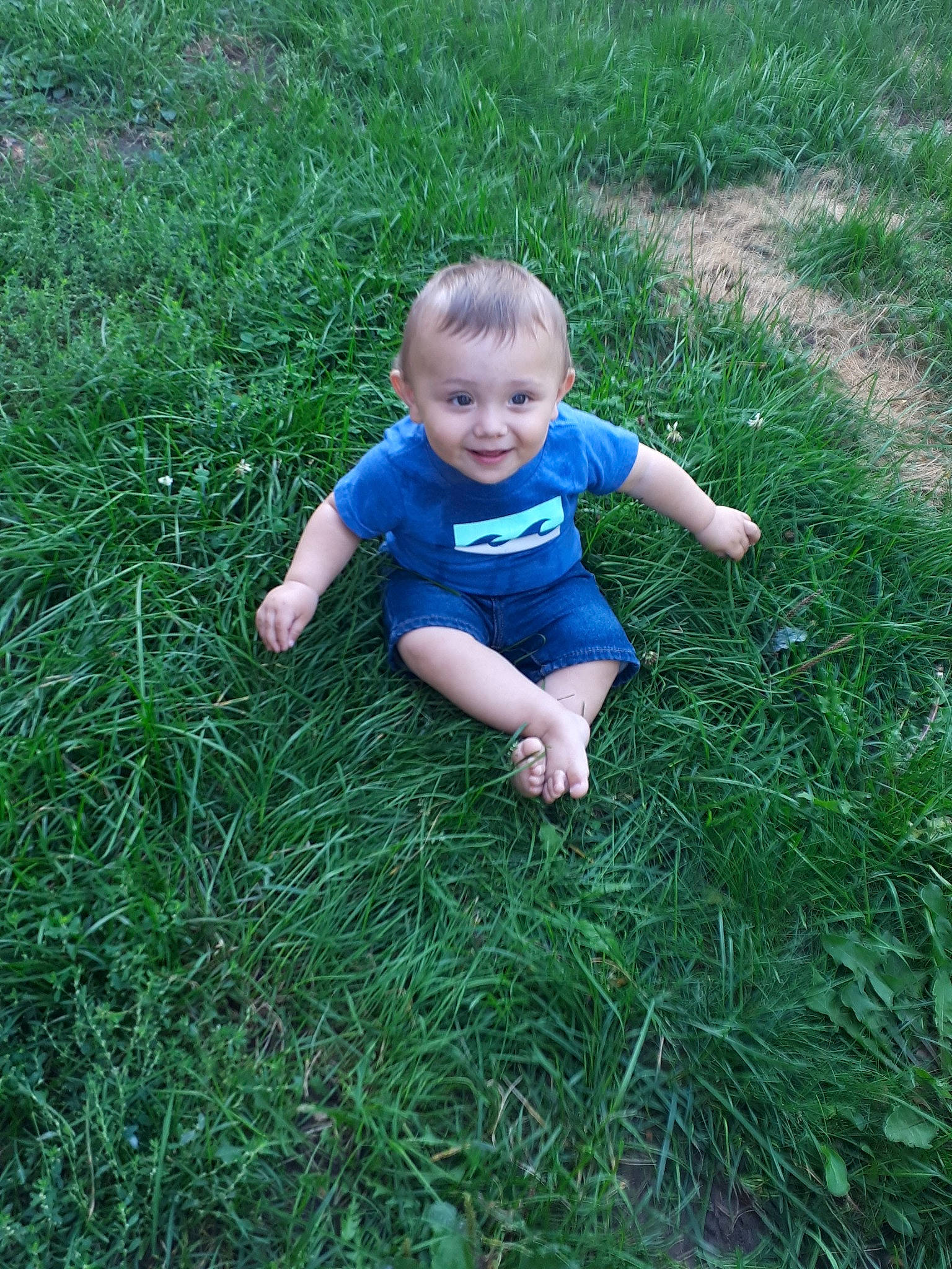 Raphael joined the competition — help win amazing prizes! child, fun, grass, grass_family, grassland, green, joy, lawn, meadow, person, plant, play, soil, summer, toddler, yard
