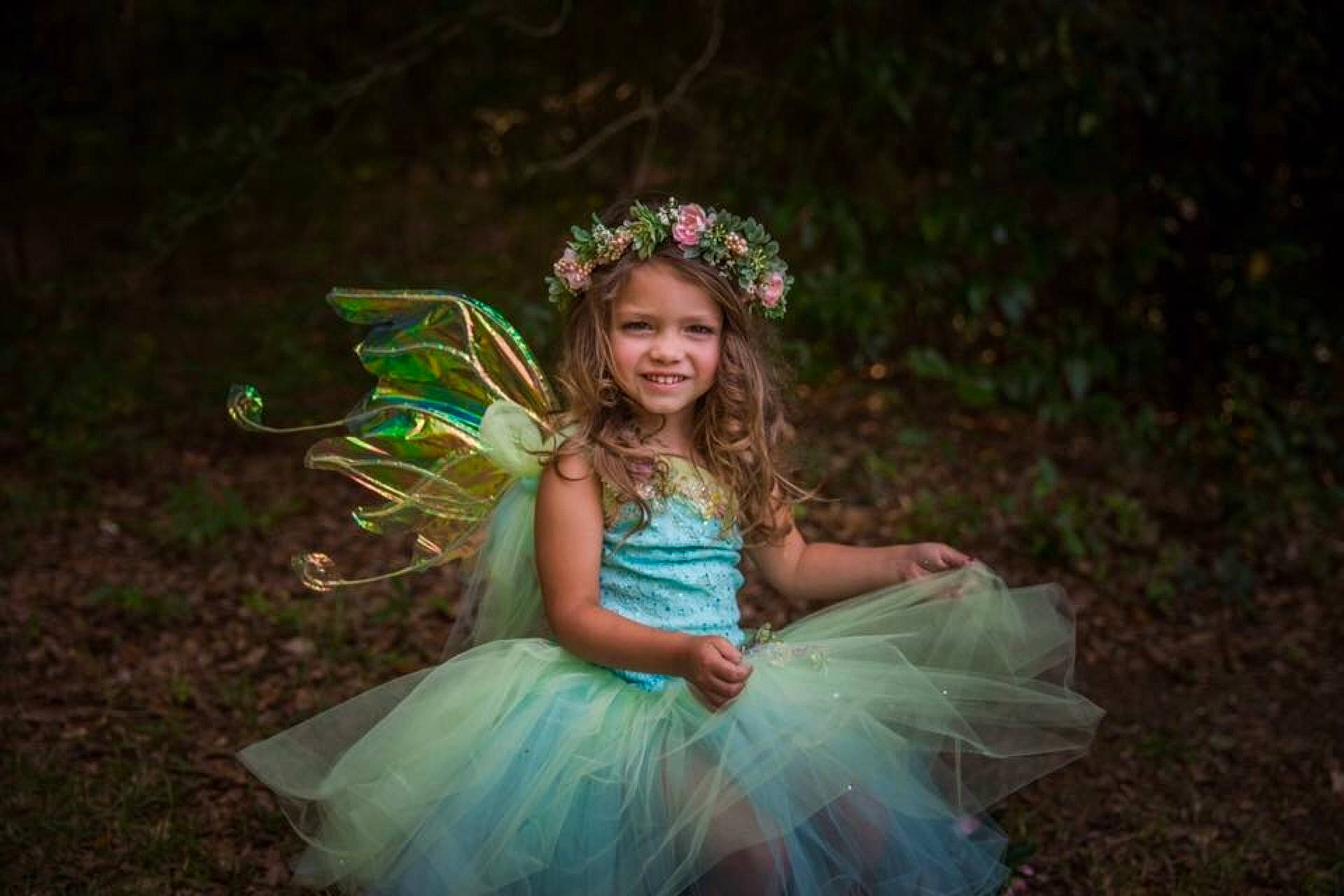 Raelyn joined the competition — help win amazing prizes! ballet_tutu, costume, dance_dress, fairy, flower, flower_girl, fun, girl, grass, green, hair_accessory, happiness, joy, lady, nature, person, plant, smile