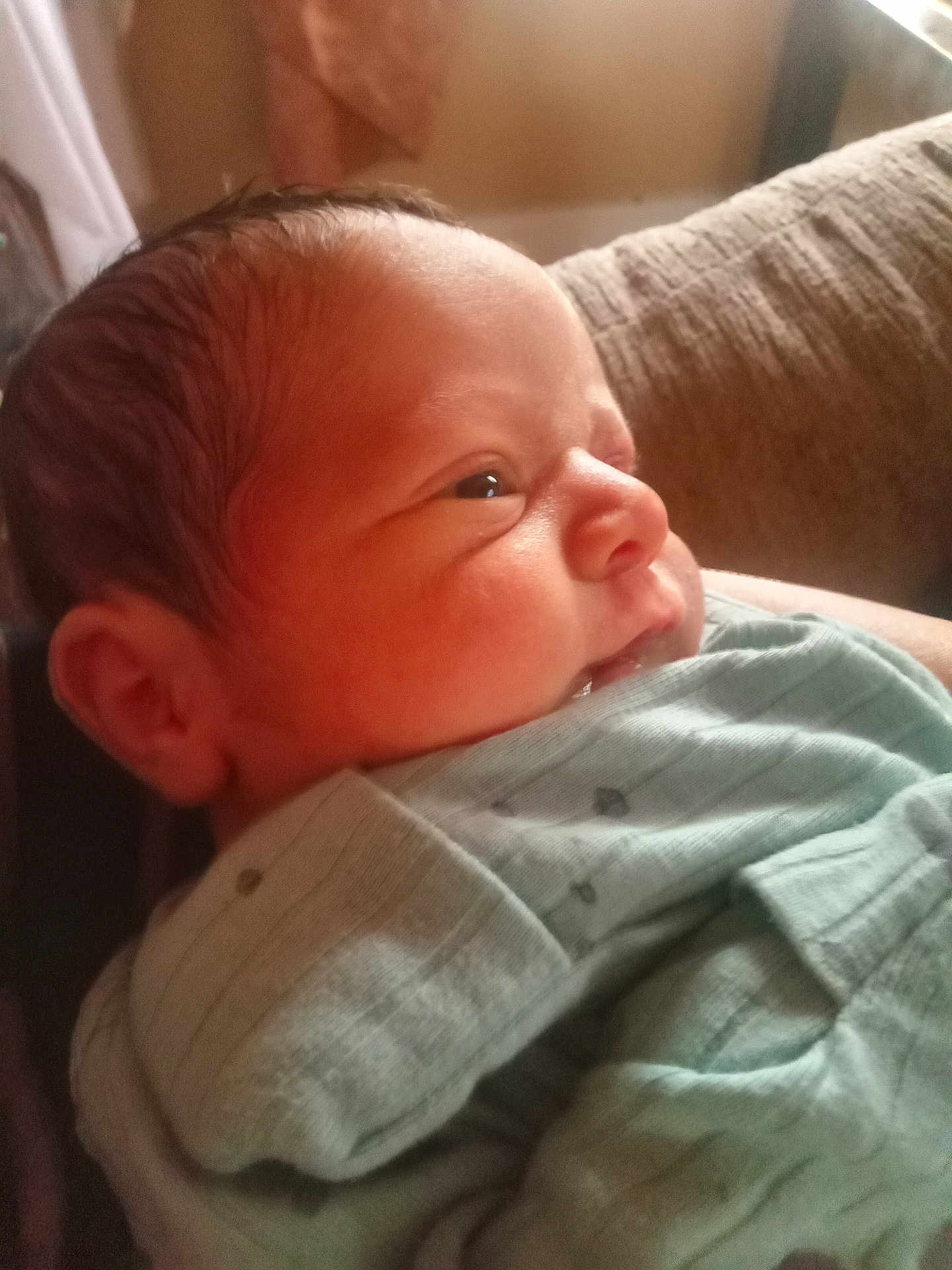 Jacob joined the competition — help win amazing prizes! newborn, baby, infant, blanket, face, profile, soft, wrapped, sleepy, cute, child, indoors, warm, skin, head, young, portrait, person, newborn_baby, cozy