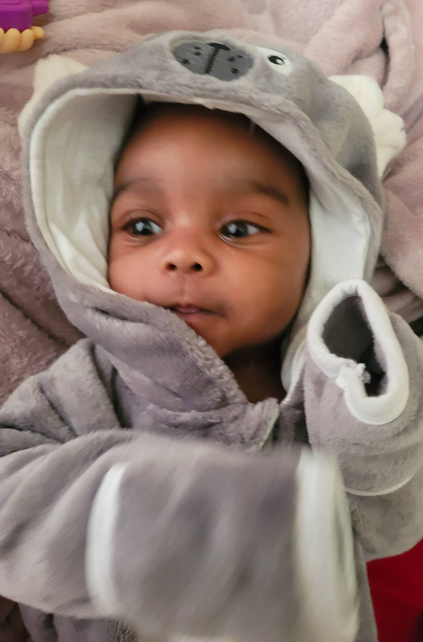 Zyhaire is registered to the contest to win money with this photo: baby, baby_products, cheek, child, comfort, eyebrow, eyelash, face, flash_photography, fun, grass, happy, headwear, iris, linens, lip, mouth, nose, person, skin