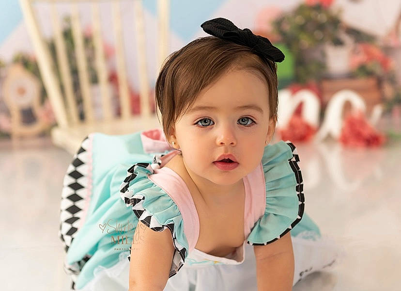 Everleigh Rose is registered to the contest to win money with this photo: baby_toddler_clothing, beauty, black_hair, child, ear, eye, eyelash, facial_expression, flash_photography, fun, happy, human, iris, lip, neck, people, person, pink, skin, sleeve