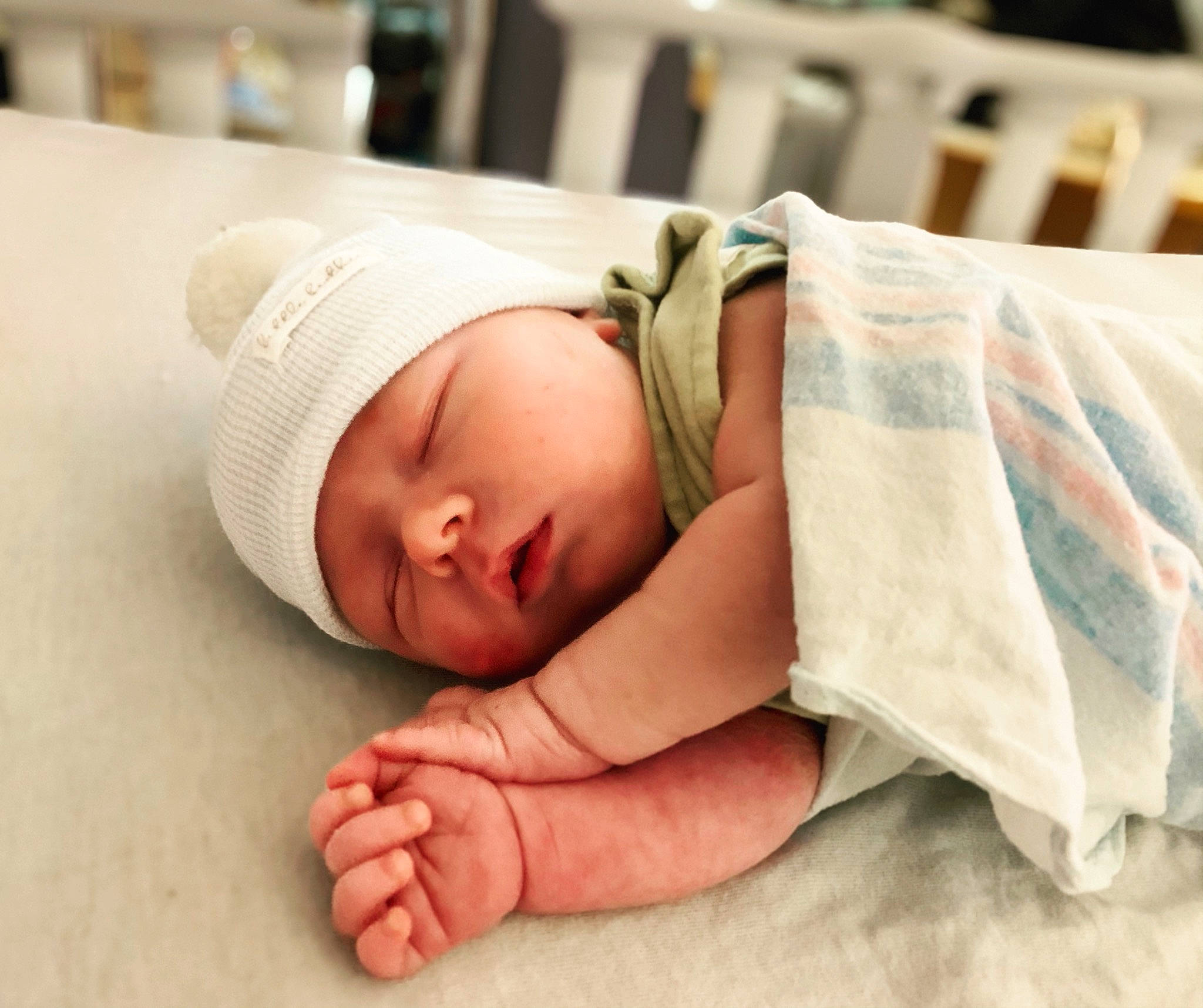 Boyd joined the competition — help win amazing prizes! arm, baby, baby_products, baby_sleeping, baby_toddler_clothing, bedtime, cap, child, comfort, flooring, foot, headwear, health_care, hospital, linens, nap, person, portrait_photography, room, skin