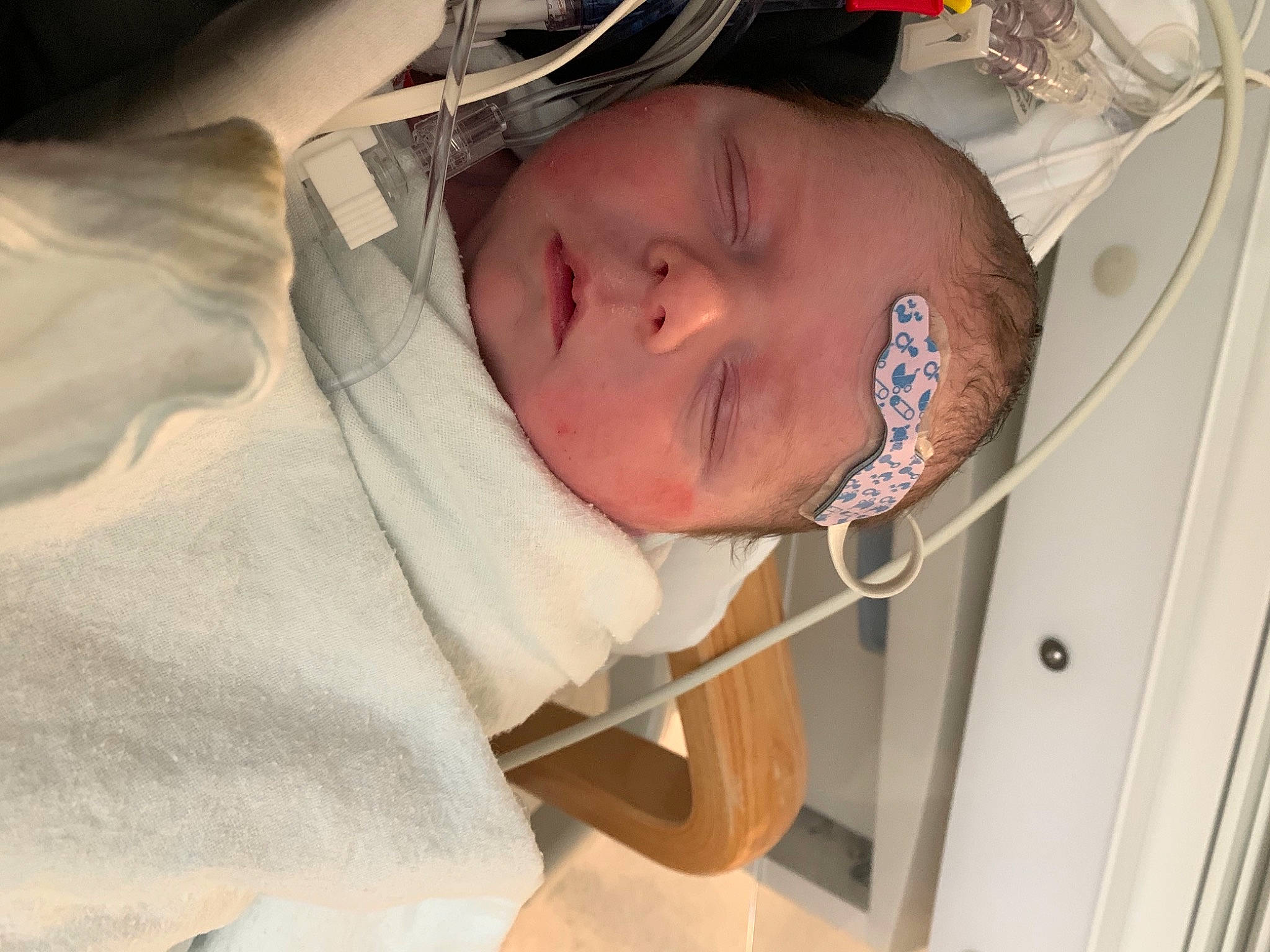 Boyd joined the competition — help win amazing prizes! arm, baby, baby_safety, bed, comfort, ear, eyelash, hat, health_care, hospital, hospital_bed, human_body, iris, jaw, linens, medical, medical_equipment, nose, patient, person