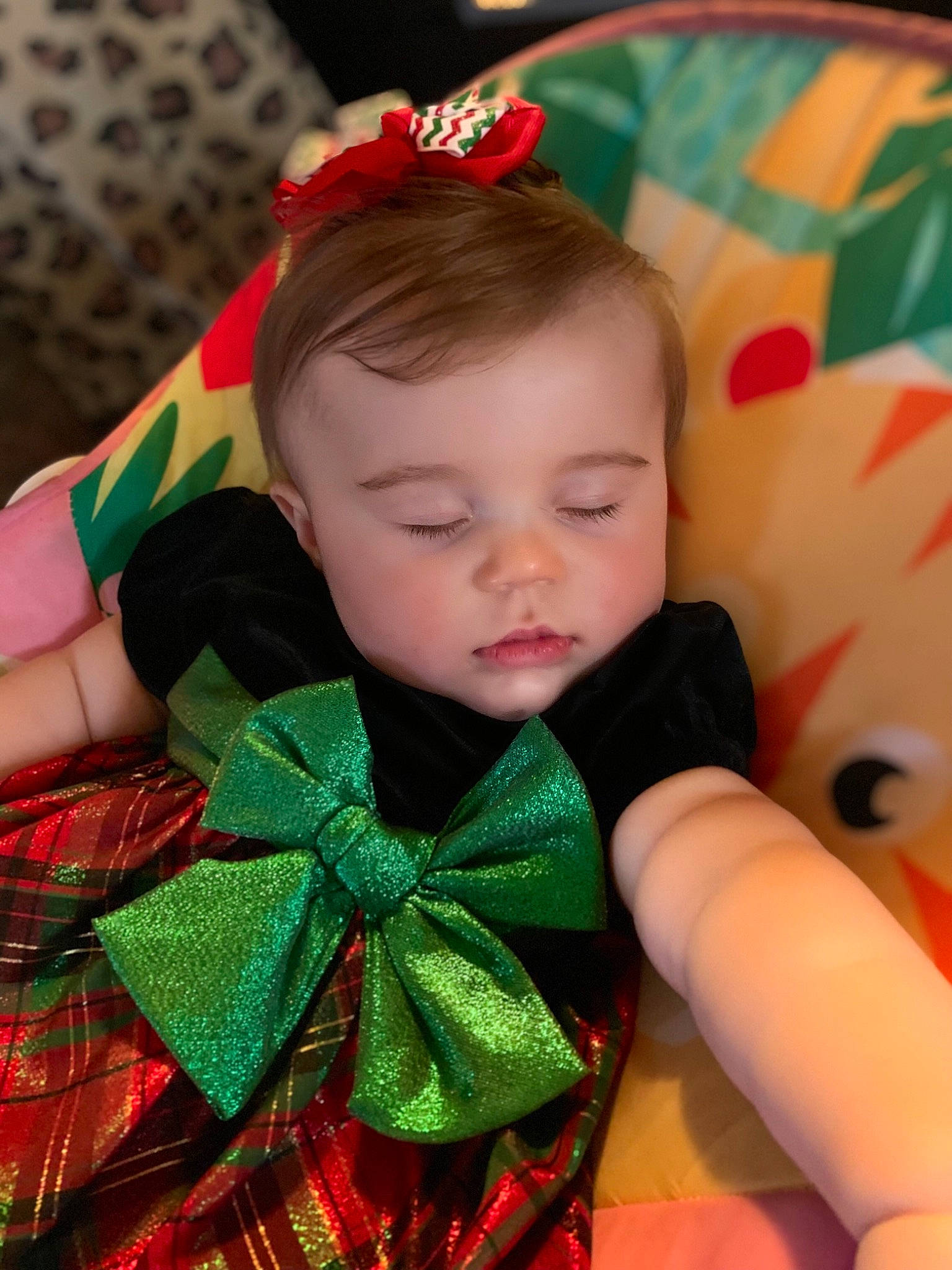 Maven joined the competition — help win amazing prizes! baby, baby_toddler_clothing, child, christmas, costume, event, eye, fashion_accessory, green, hair_accessory, happy, headgear, holiday, pattern, person, petal, plaid, plant, red, toddler