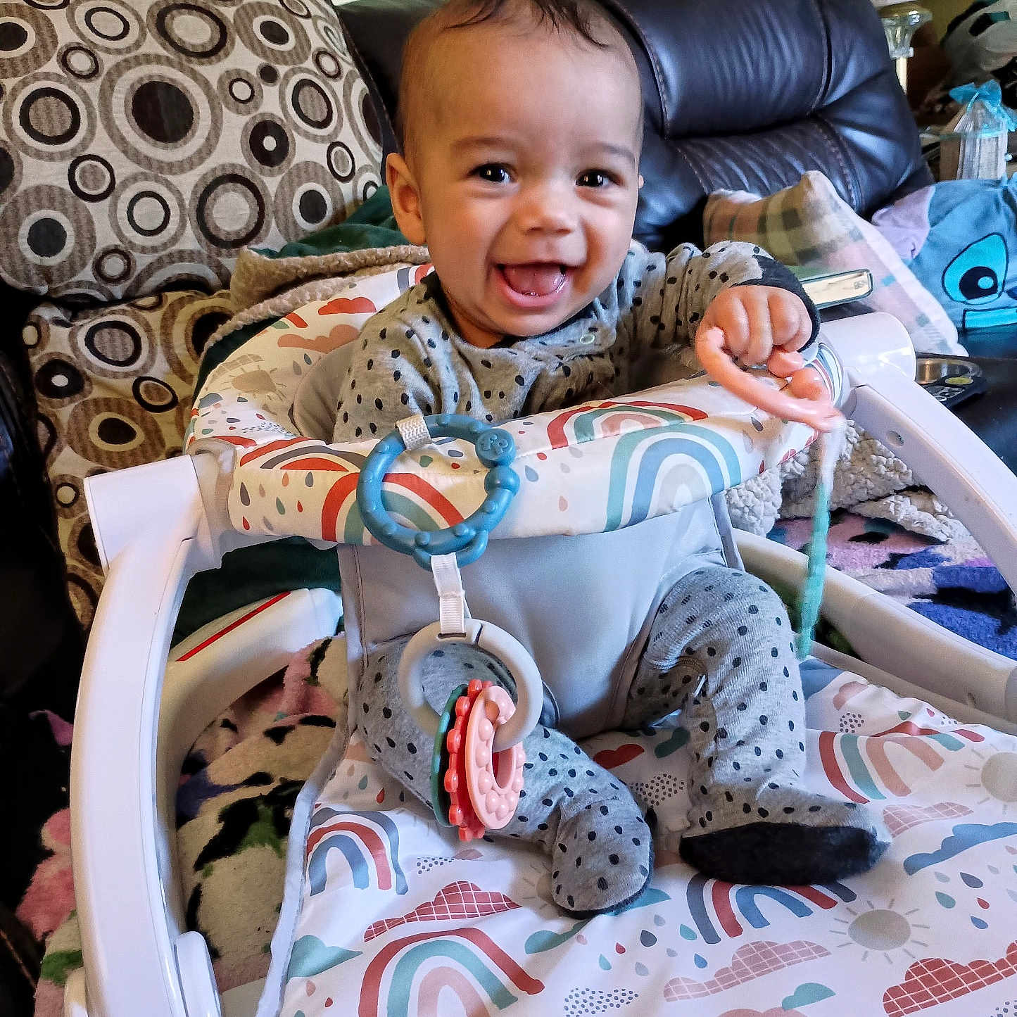 Vincent joined the competition — help win amazing prizes! architecture, baby, bodypart, building, couch, crib, cushion, face, finger, furniture, hand, head, homedecor, indoors, infantbed, livingroom, person, photography, portrait, room