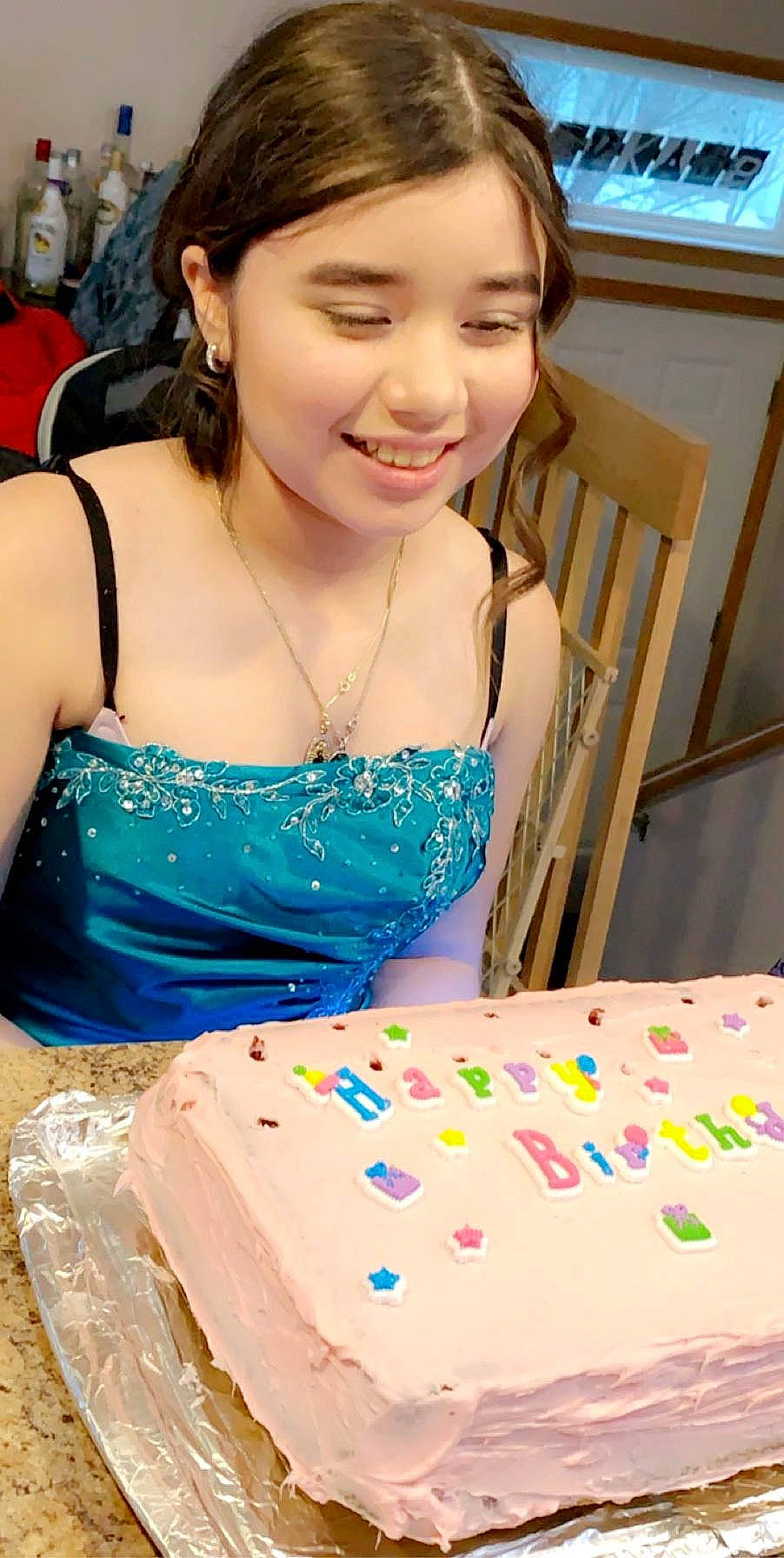 Krystal joined the competition — help win amazing prizes! baked_goods, beauty, birthday_cake, black_hair, cake, cake_decorating, cake_decorating_supply, clothing, cream, face, food, happy, joy, leisure, person, smile, sugar_cake, sugar_paste, table, textile