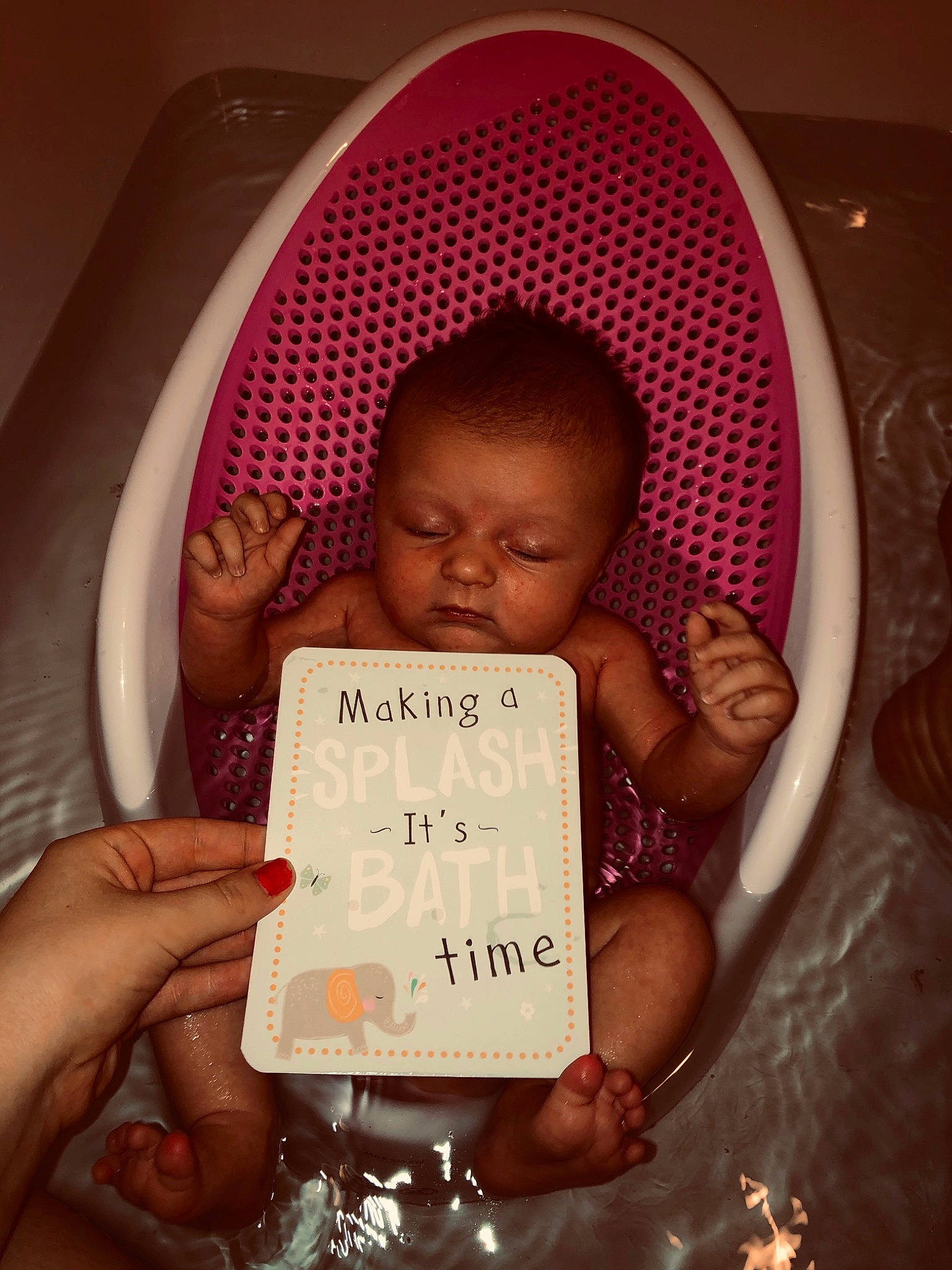 Amelia Grace Holding is registered to the contest to win money with this photo: adaptation, baby, birth, child, hand, person, smile, toddler